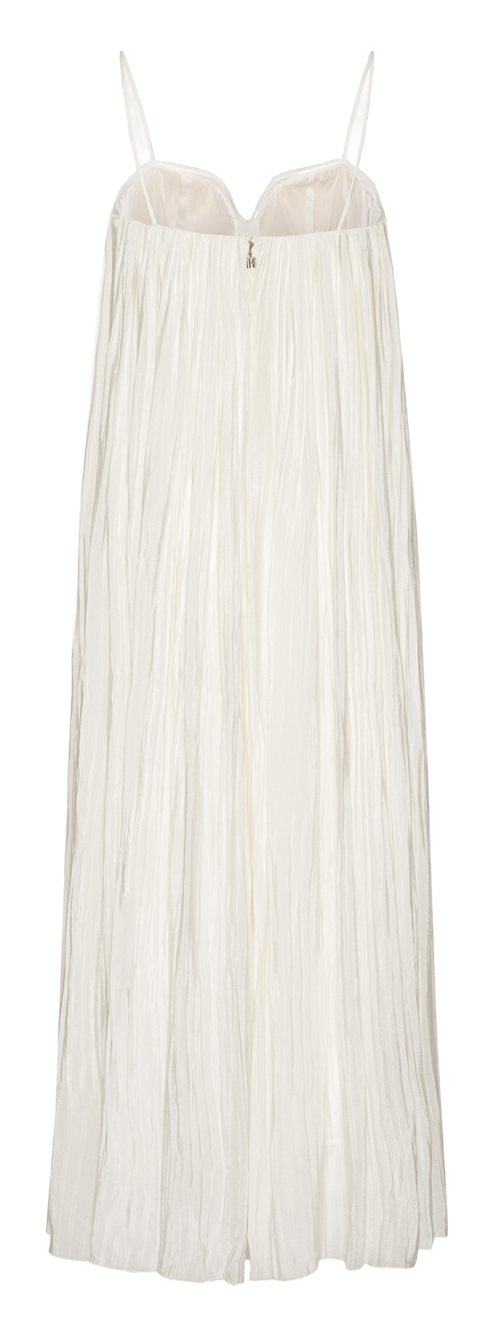 Ruimvallende, lange jurk ROTATE Wit