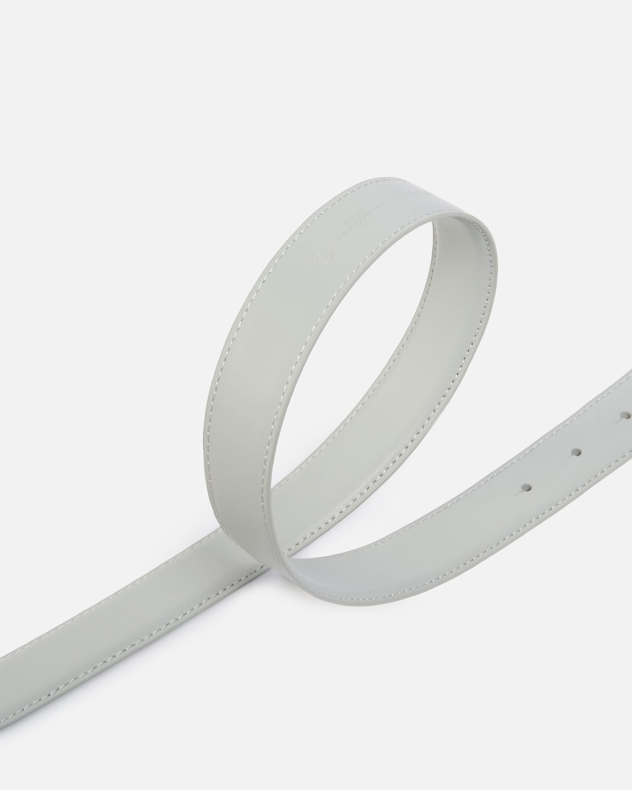 Love birds leather belt 3cm PINKO Grey