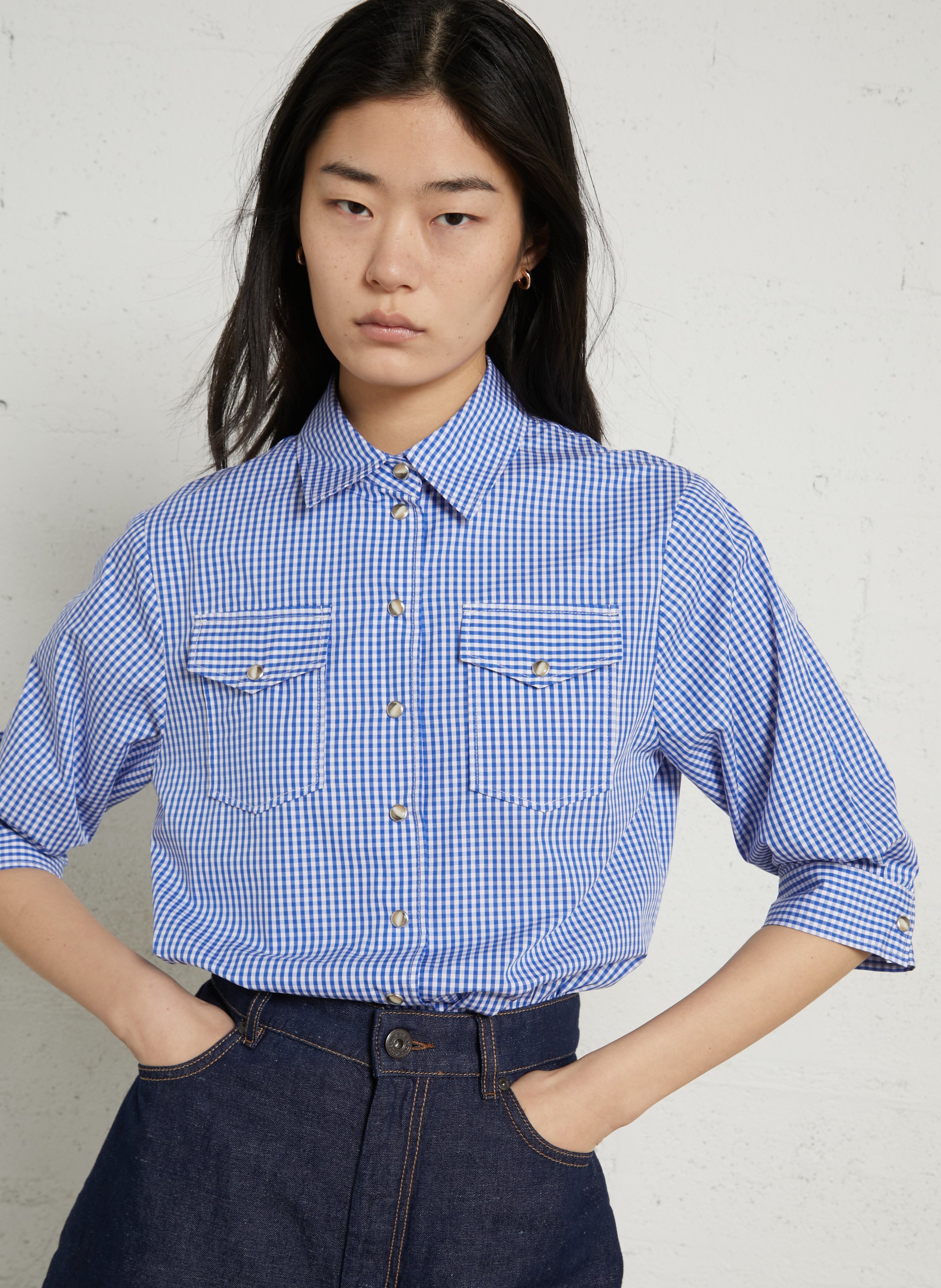Straight striped cotton shirt SUZIE WINKLE