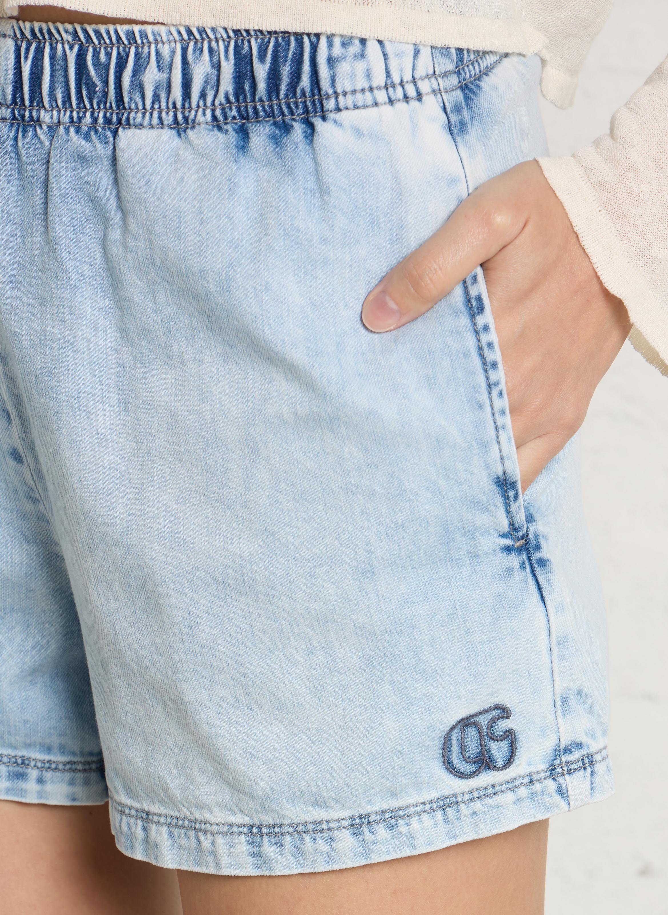 Denim shorts LE TEMPS DES CERISES Blue