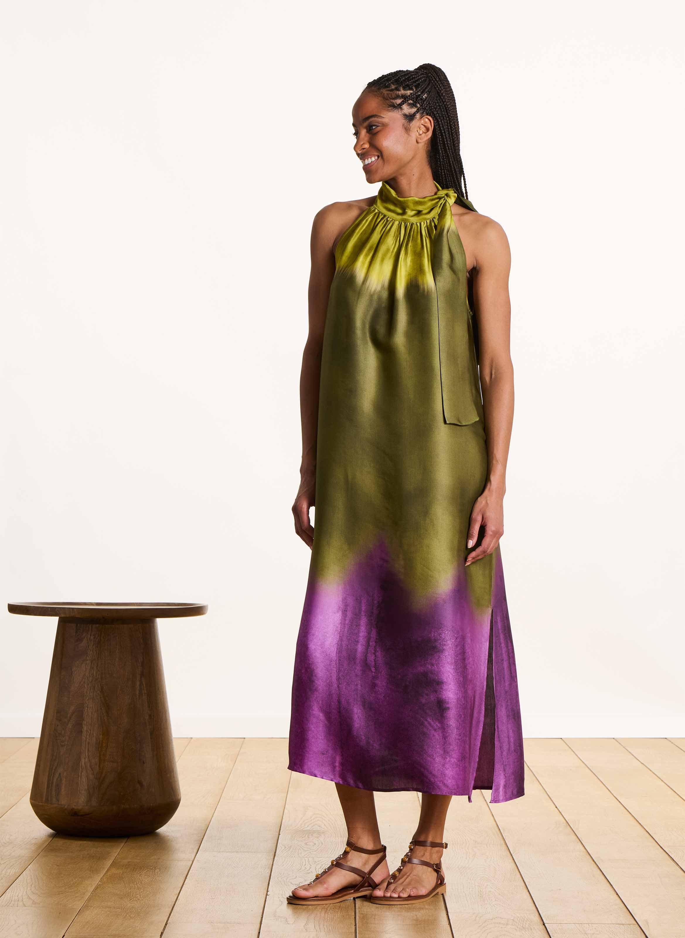 Robe midi tie and dye LA FEE MARABOUTEE