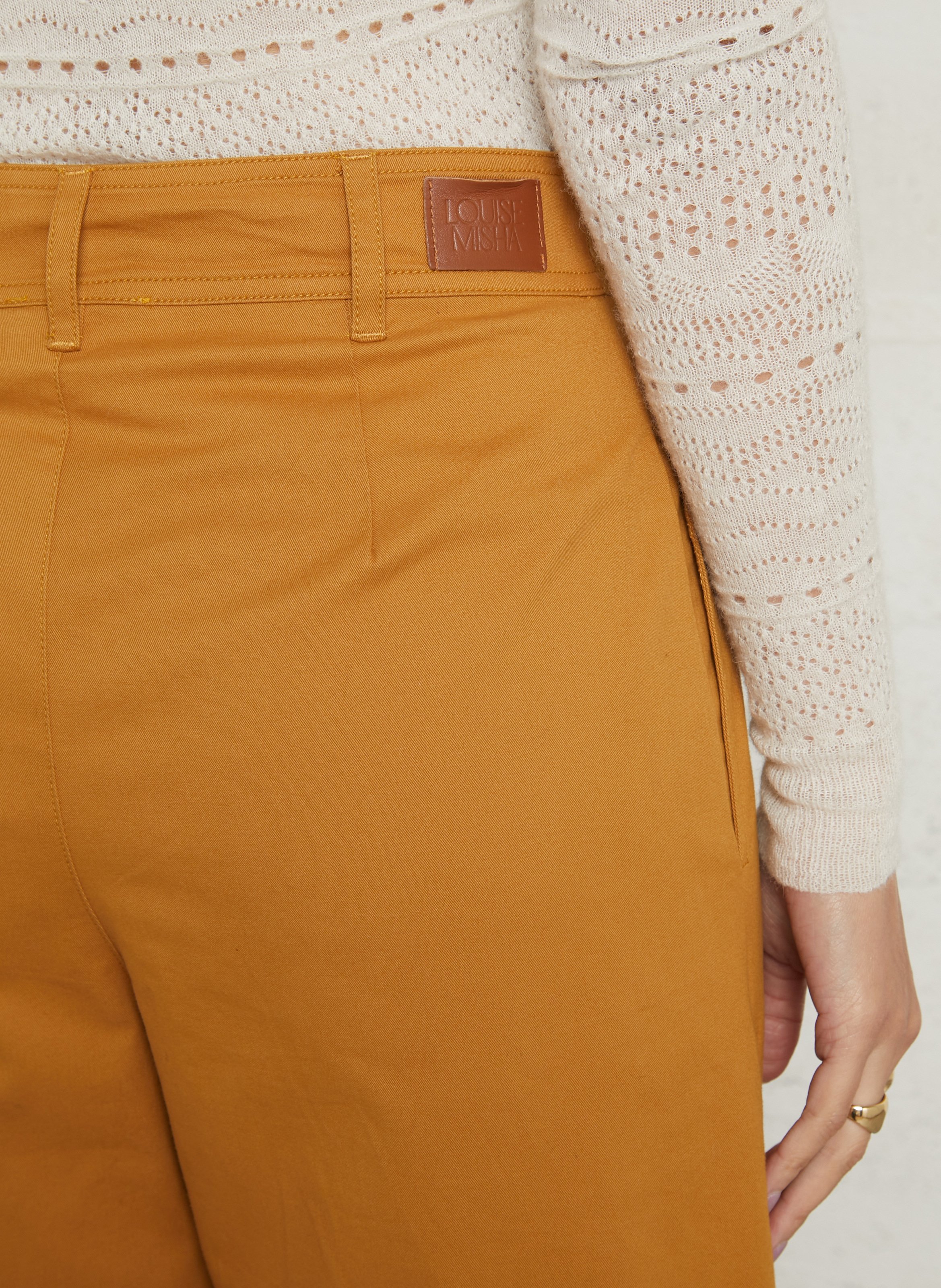 Chinohose aus Baumwoll-Mix LOUISE MISHA Braun