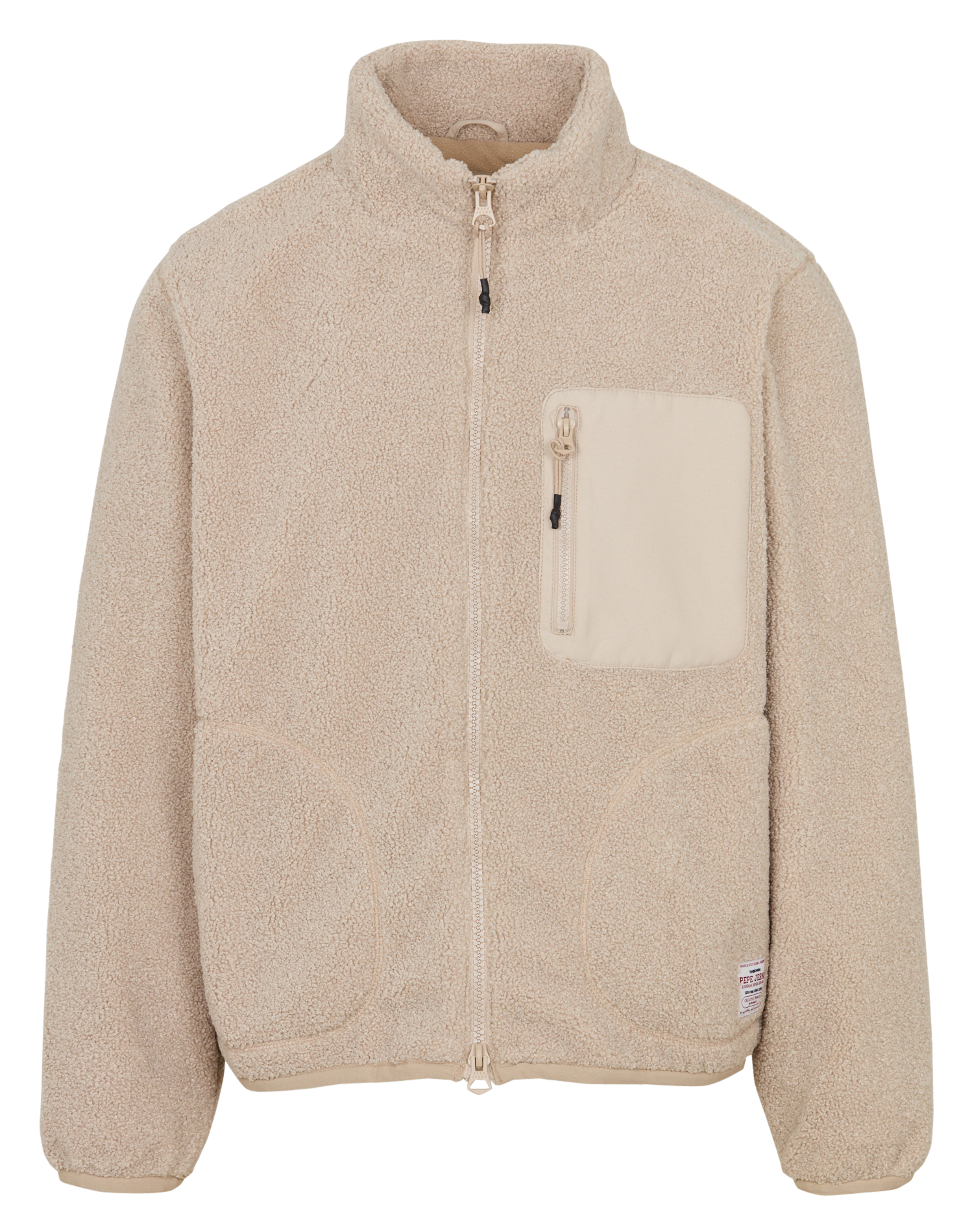 Veste oversize col montant PEPE JEANS Beige