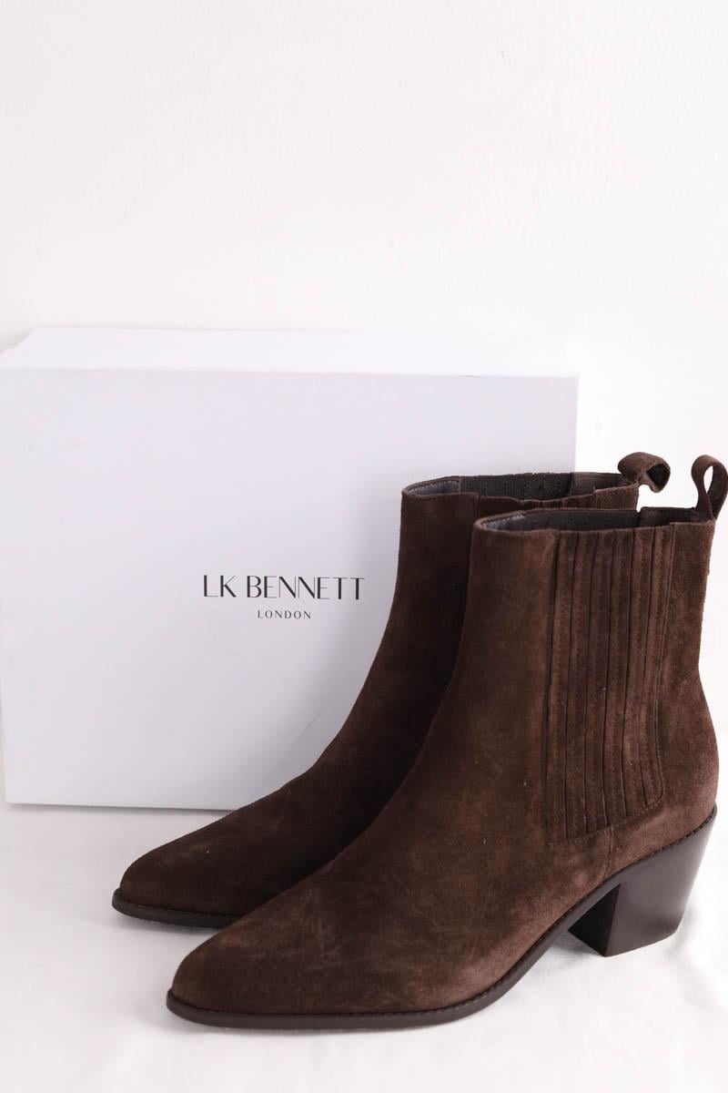 Ankle boots LK BENNETT - Seconde Main Brown