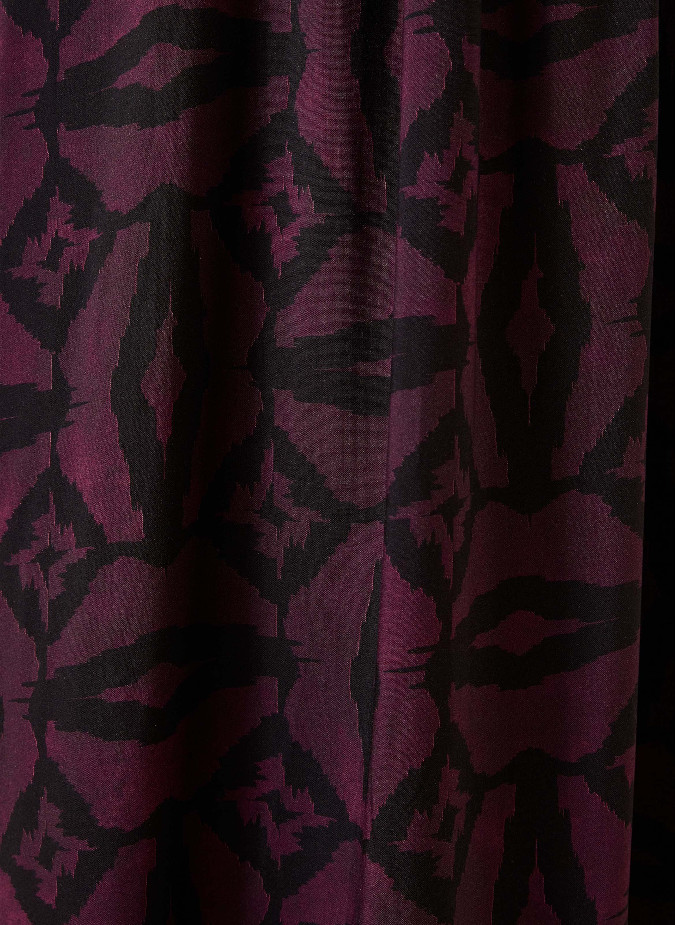 Long straight printed dress LA FEE MARABOUTEE Multicolored