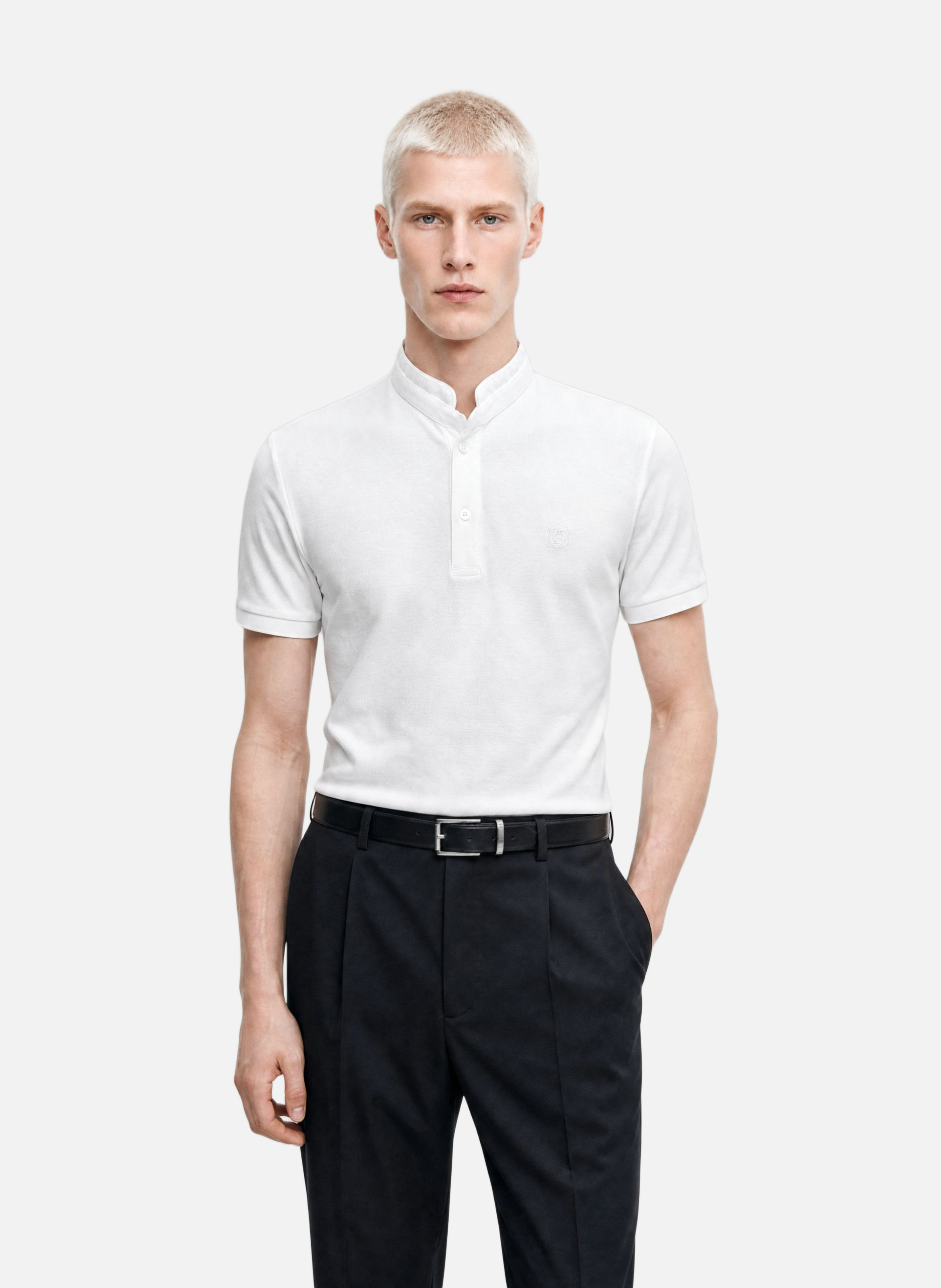 Mandarin-collar polo shirt THE KOOPLES White