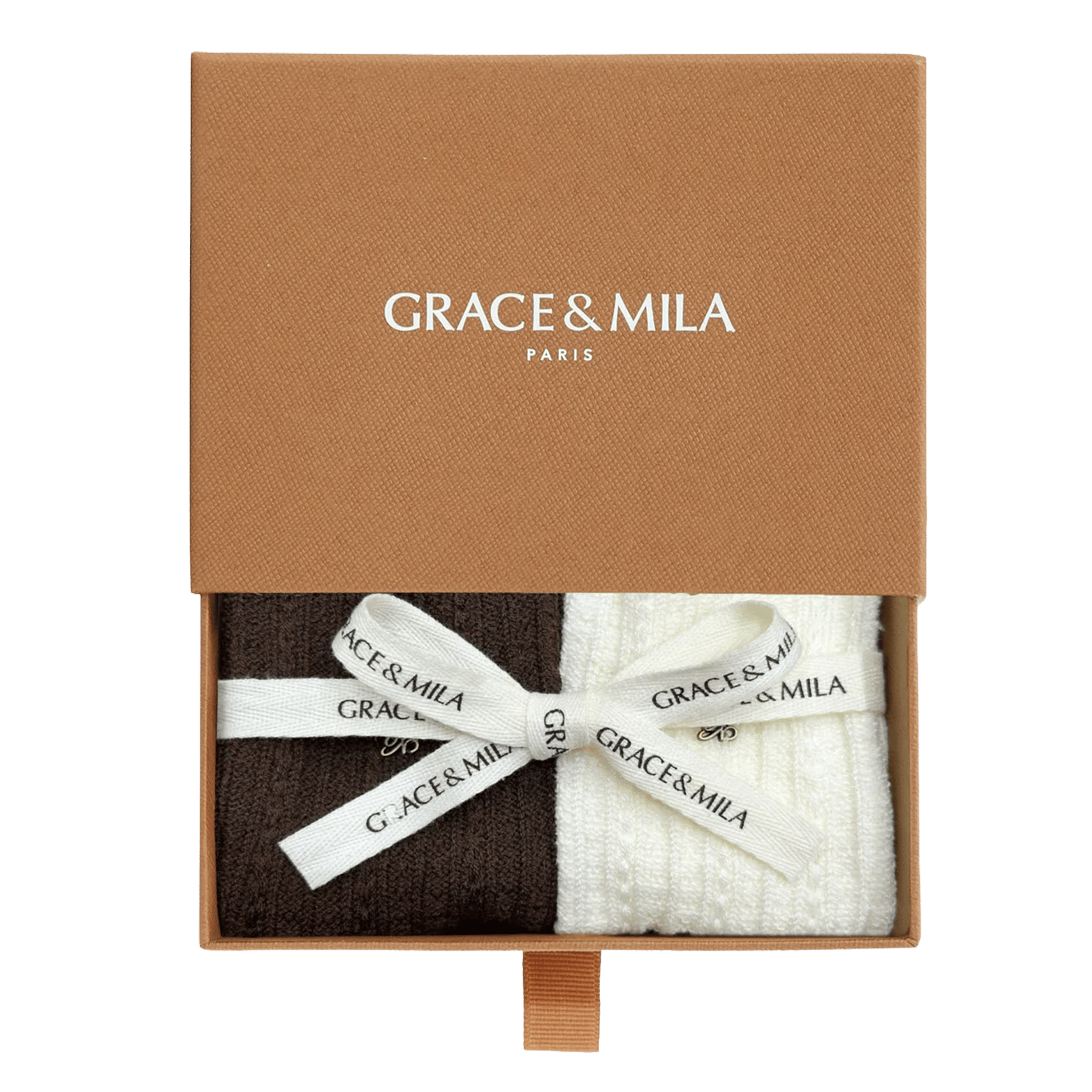 Set of 2 openwork knit socks GRACE ET MILA Multicolored
