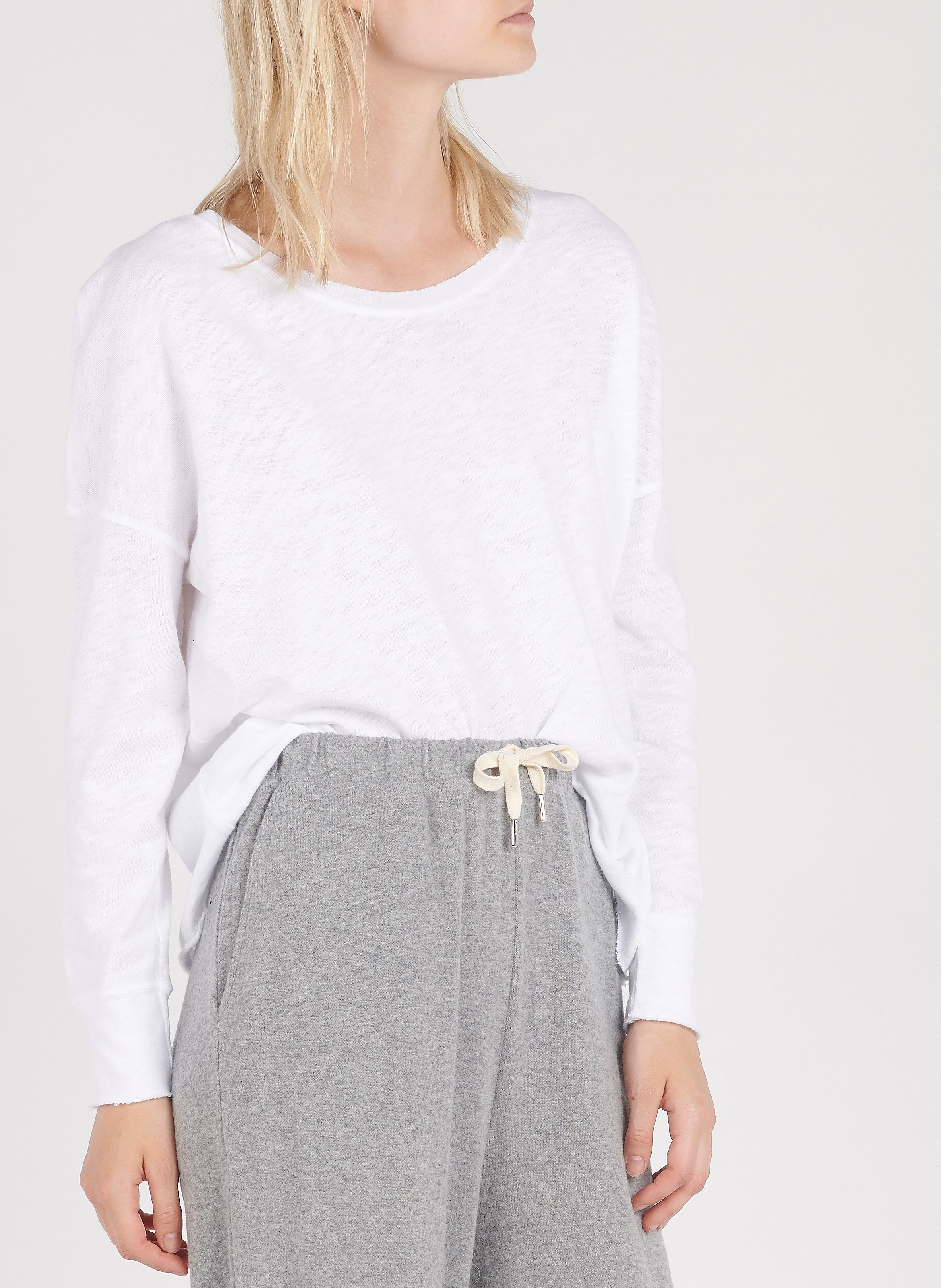 Tee-shirt col bateau en coton AMERICAN VINTAGE