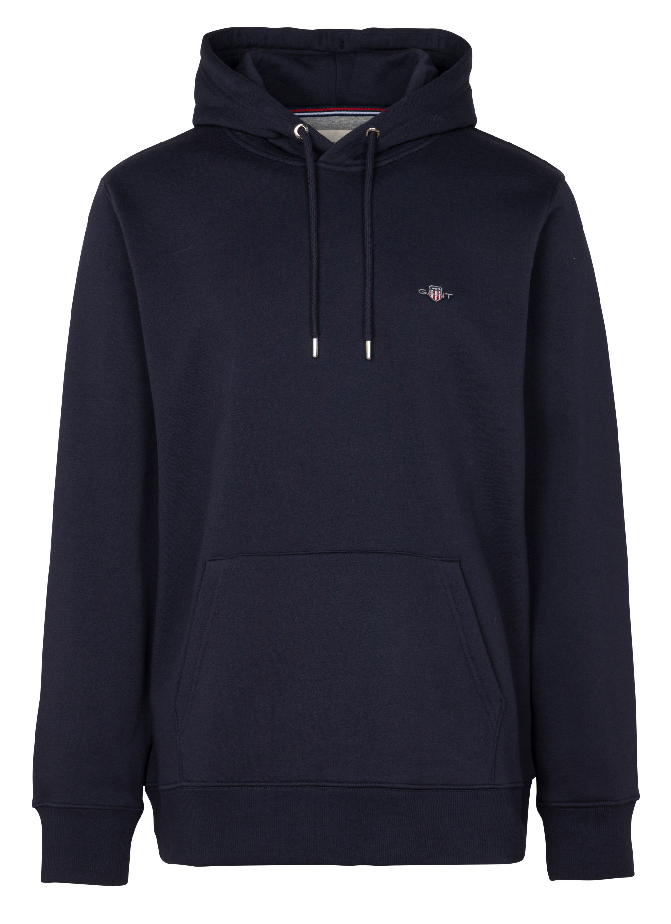 Regular-fit cotton-blend hoodie GANT Blue