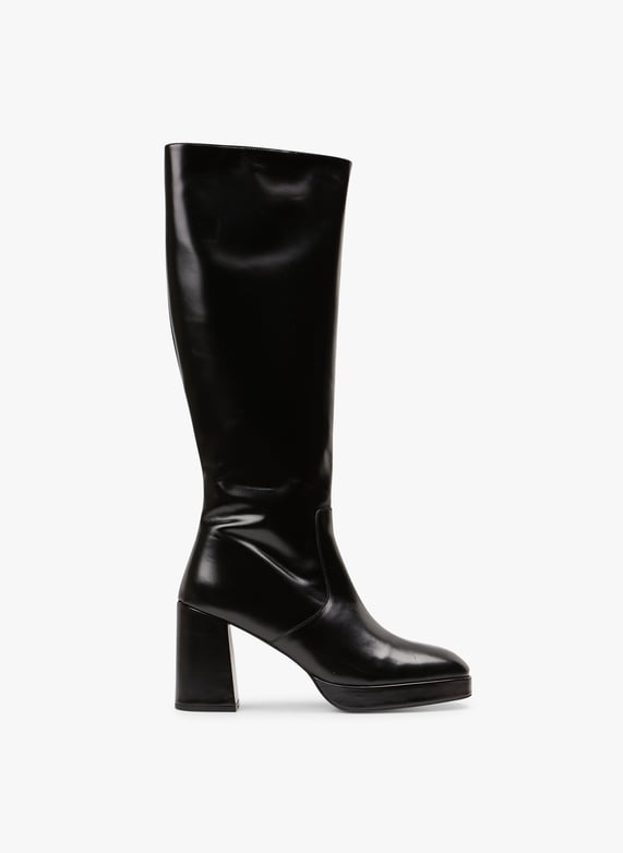 Bottes en cuir Noir
