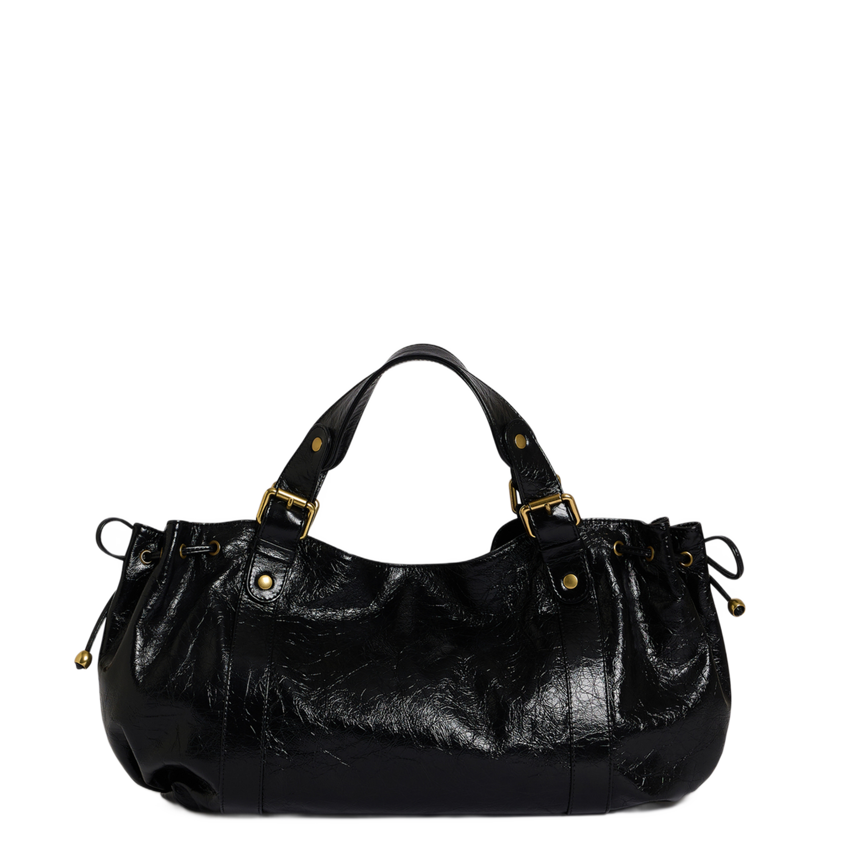 A-line leather skirt GERARD DAREL Black