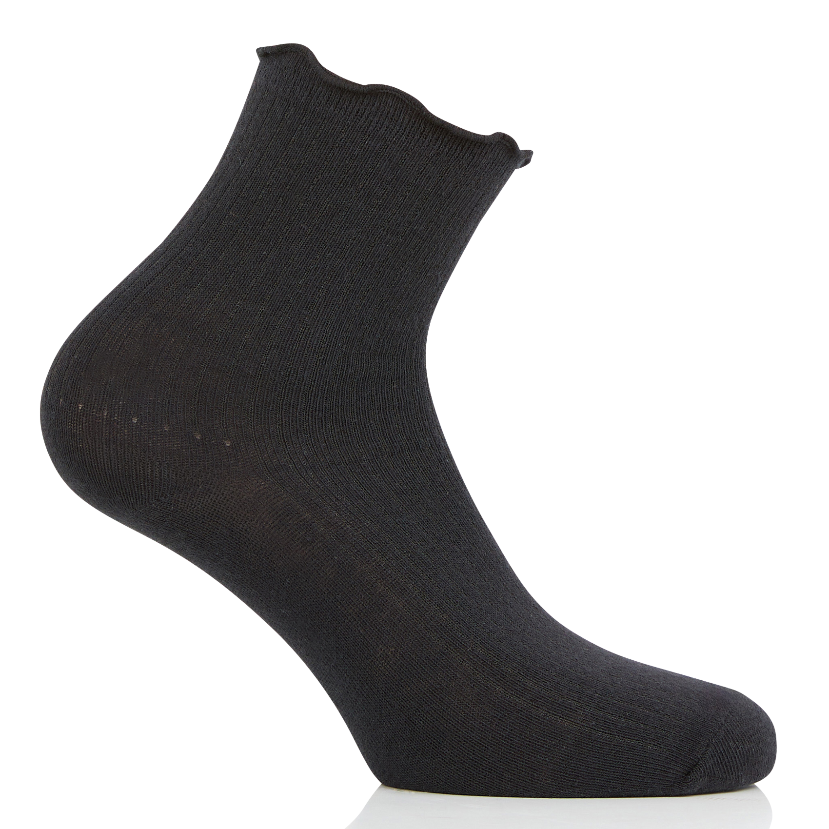 Mid-calf wavy socks PIECES
