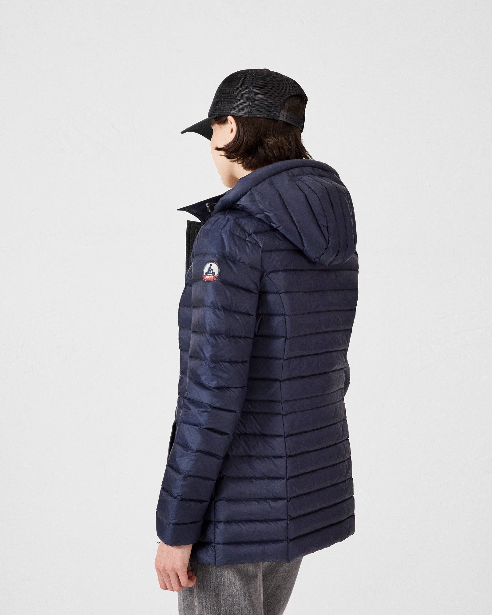 Doudoune à capuche mi-longue nour 2.0 Bleu