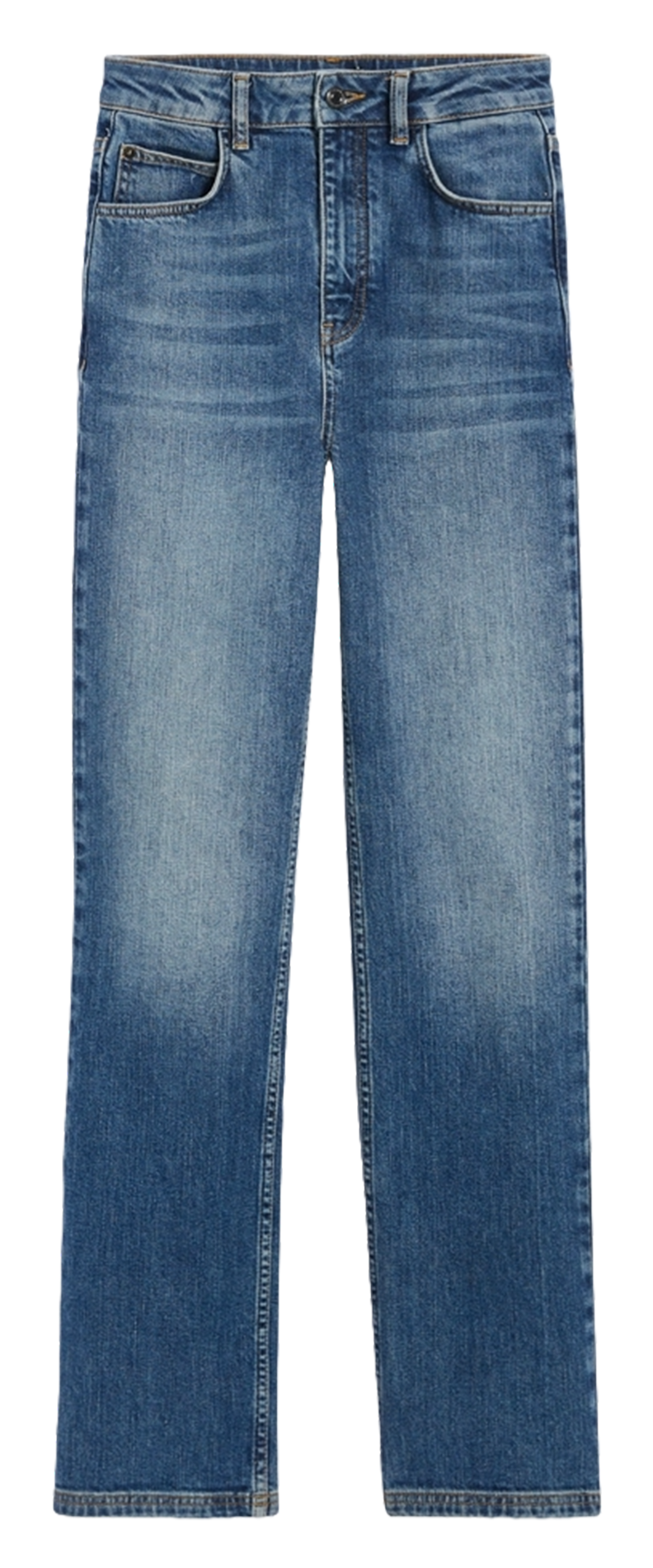 Rechte jeans | katoenblend VANESSA BRUNO Blauw