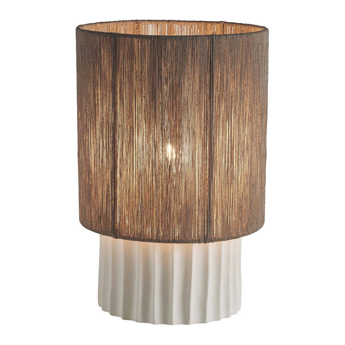 Olympe lamp with lampshade BLANC D'IVOIRE Beige
