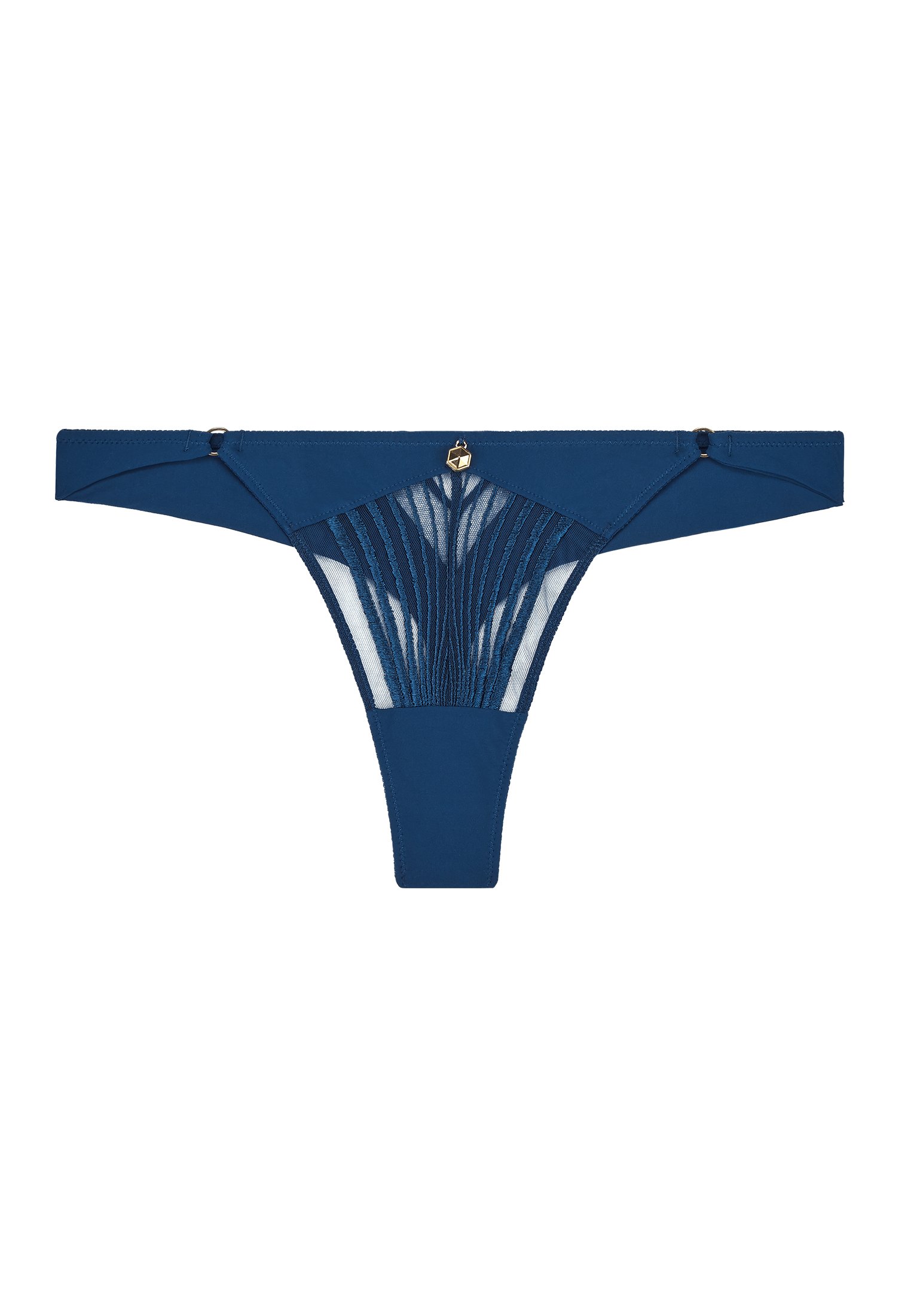 Cotton tanga AUBADE Blue