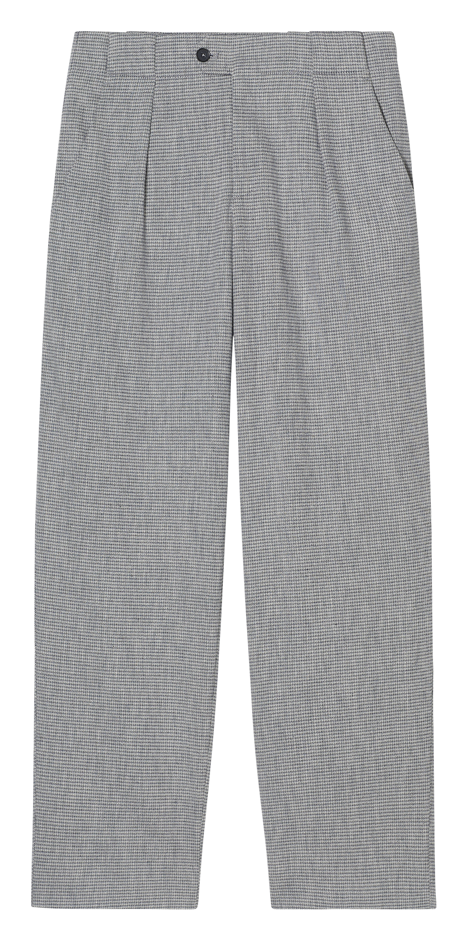 Wide leg printed pleated pants CLOSED Grey