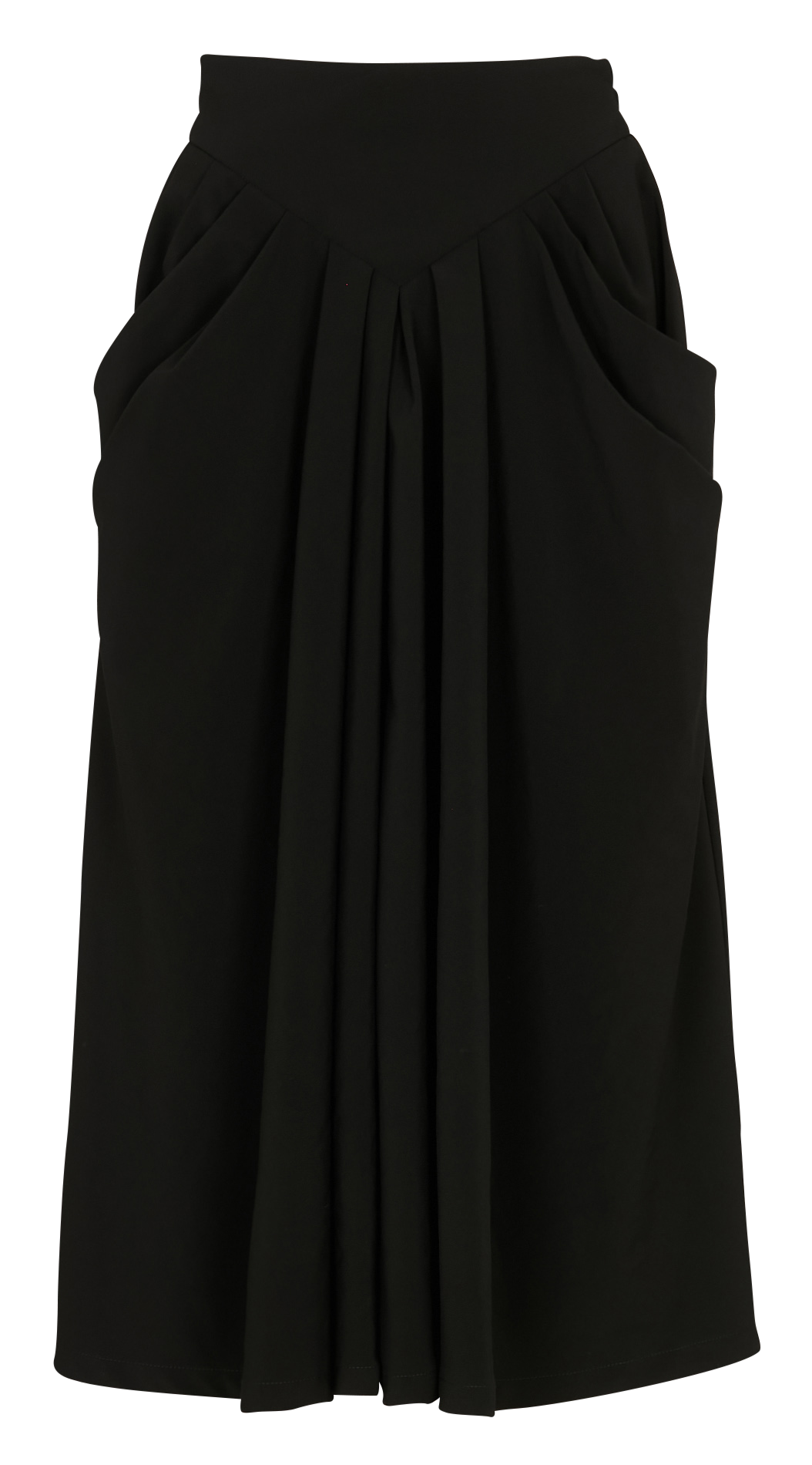 Jupe midi évasée  COTELAC Noir