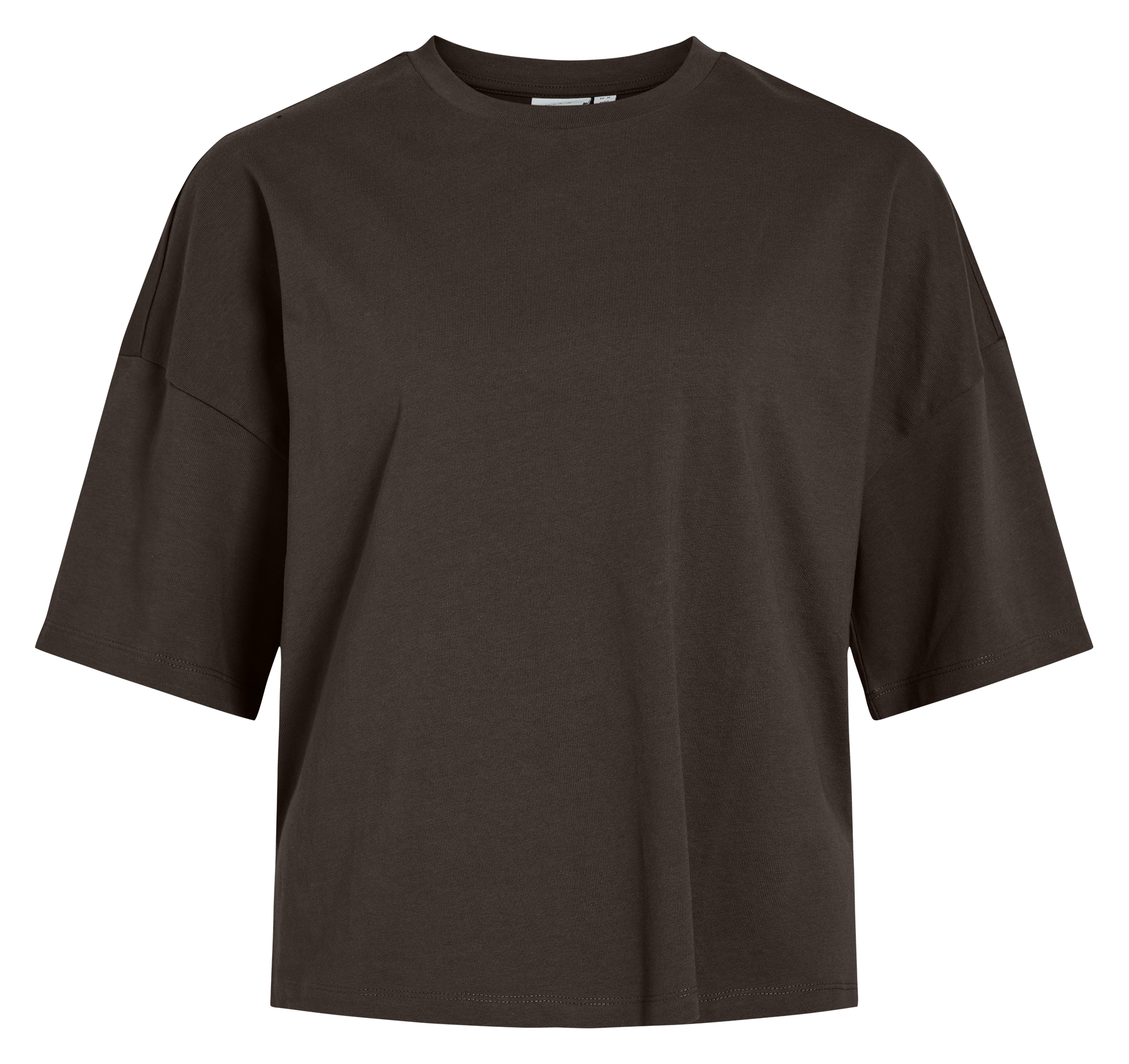 Tee-shirt manches courtes uni VILA Marron