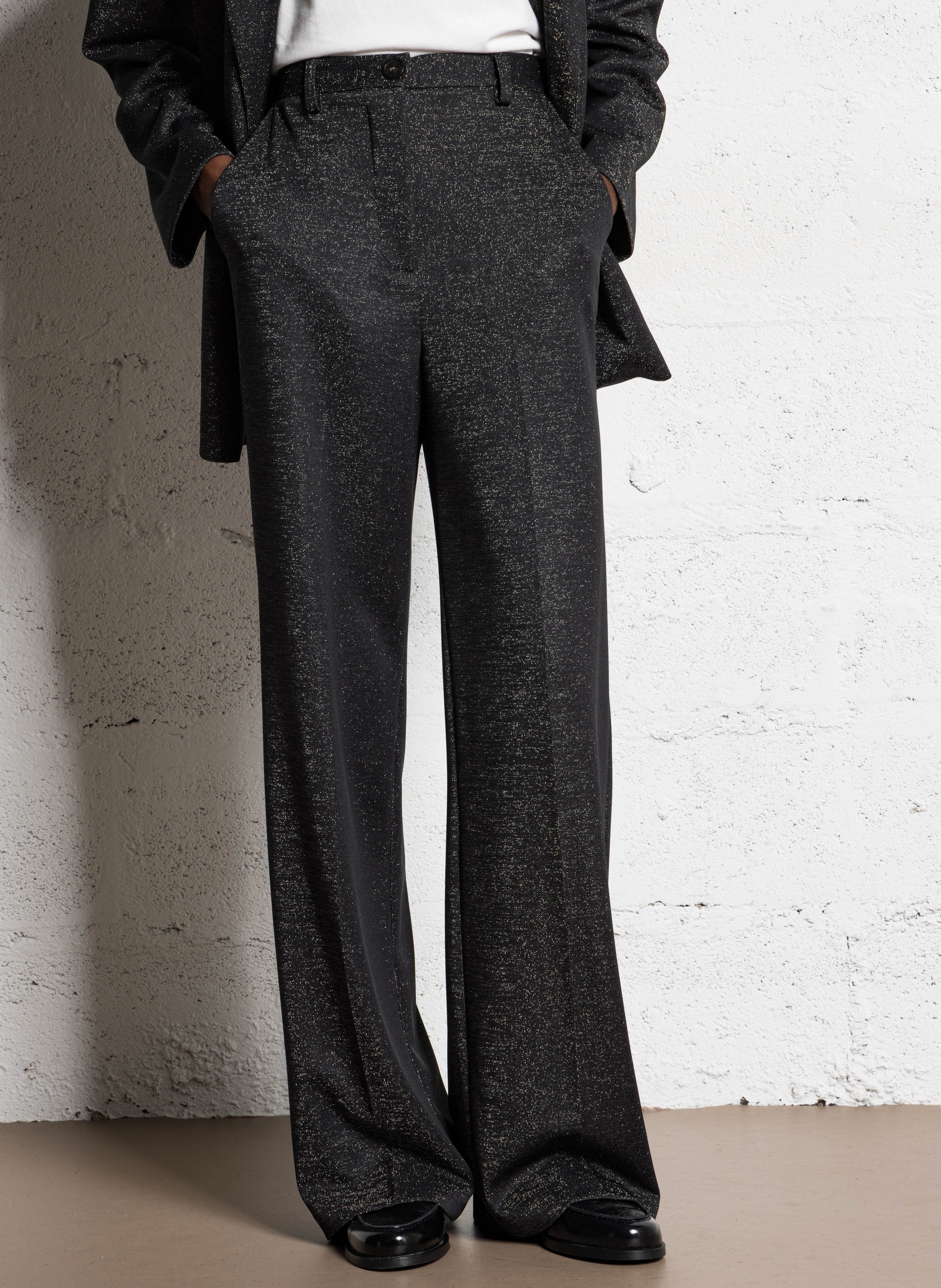 Pantalon droit métallisé IMPERIAL