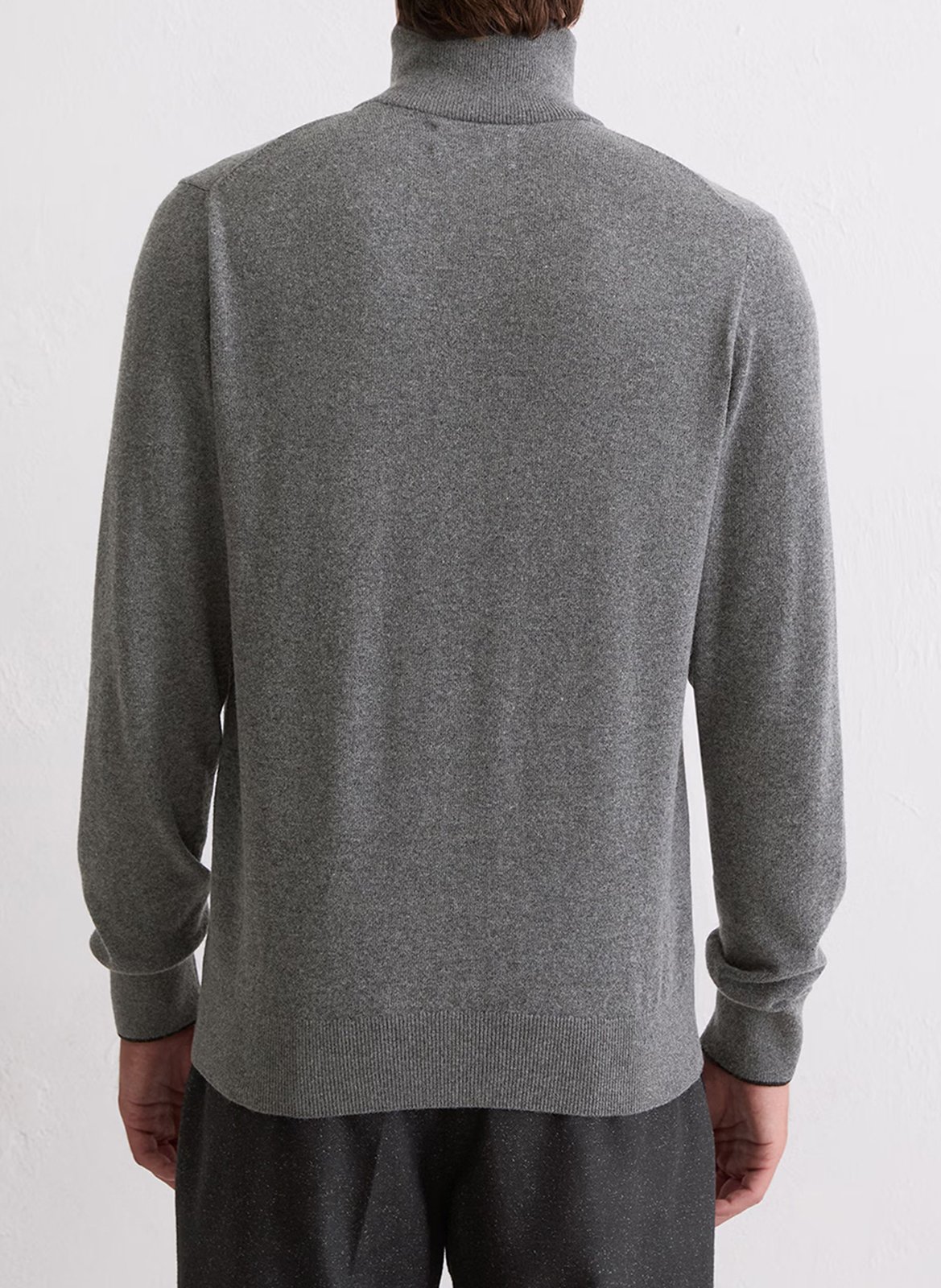 Gilet col montant en coton et en laine mélange MARC O'POLO Gris