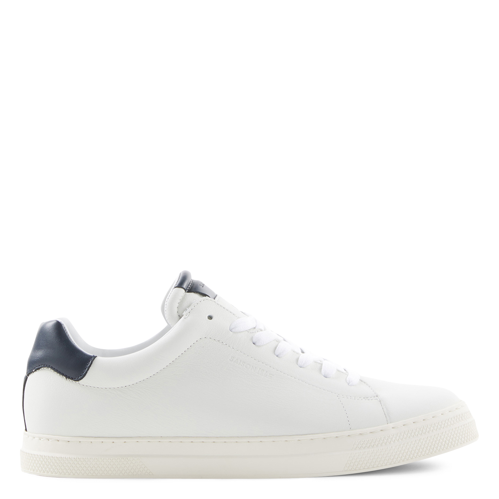 Plain low leather trainers SAISON 1865 Multicolored