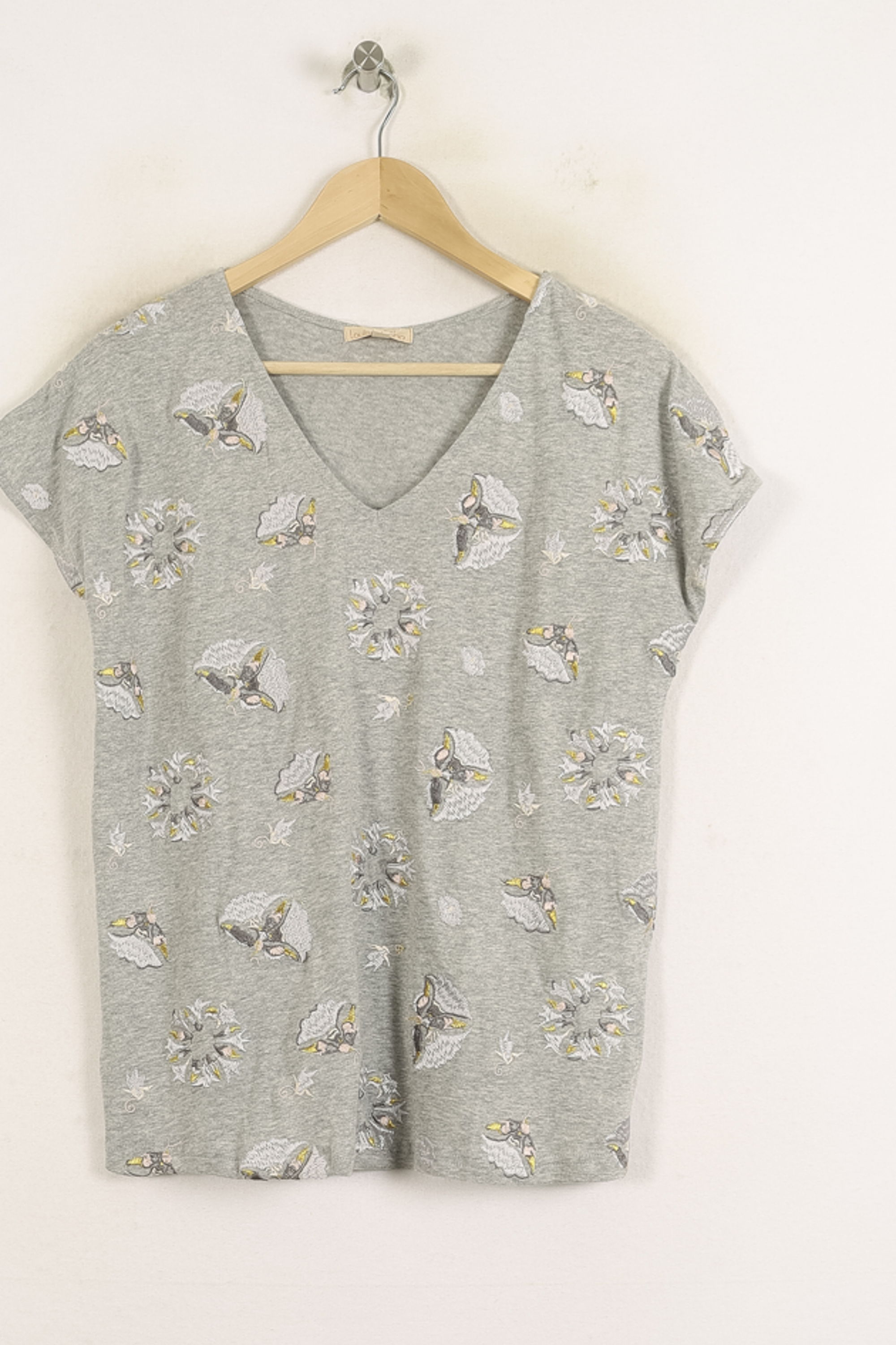 Tommy Badge T-shirt LOUISE MISHA - Seconde Main Grey