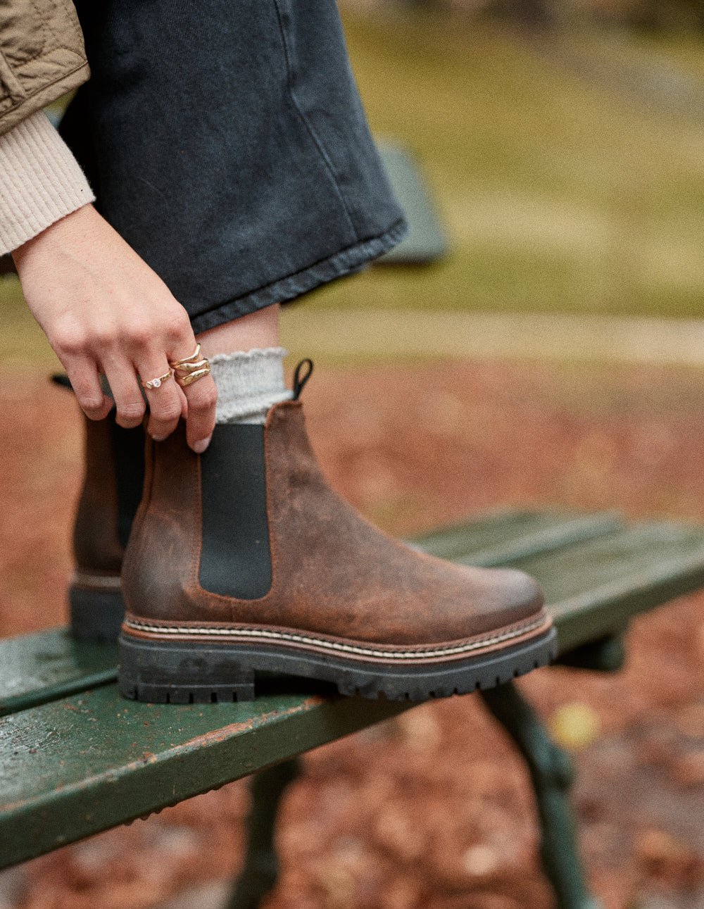 Ankle boots ODAJE Brown