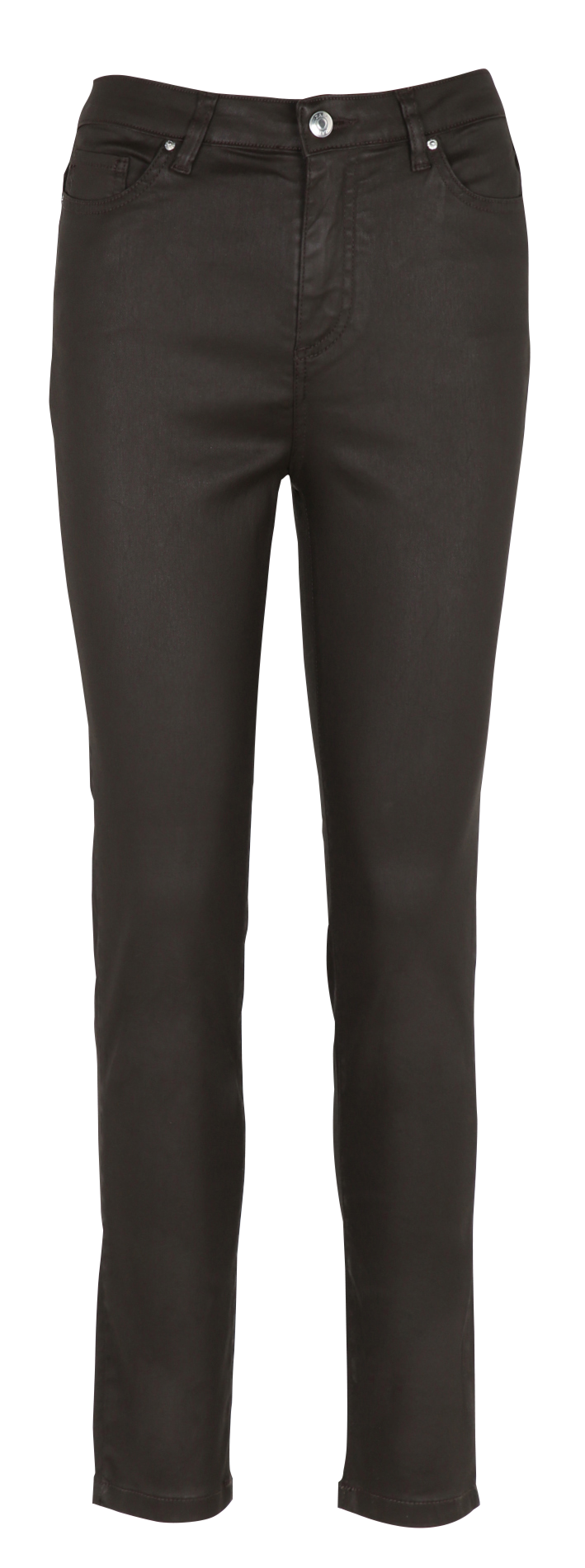 Cotton-blend skinny jeans ZAPA Brown