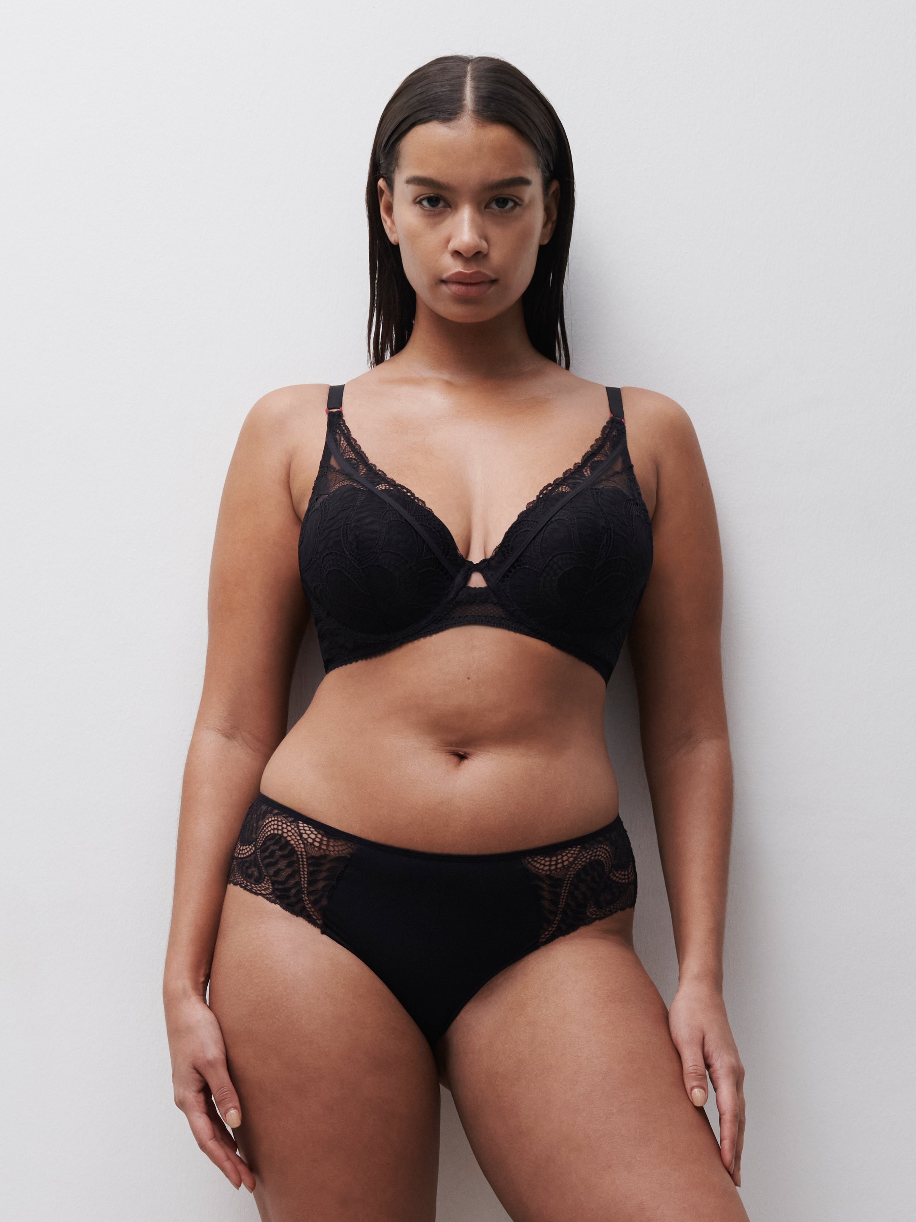 Plunge cup bra CHANTELLE PULP Black