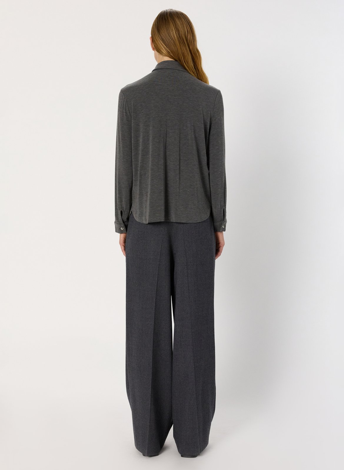 Chemise droite en jersey GERARD DAREL Gris