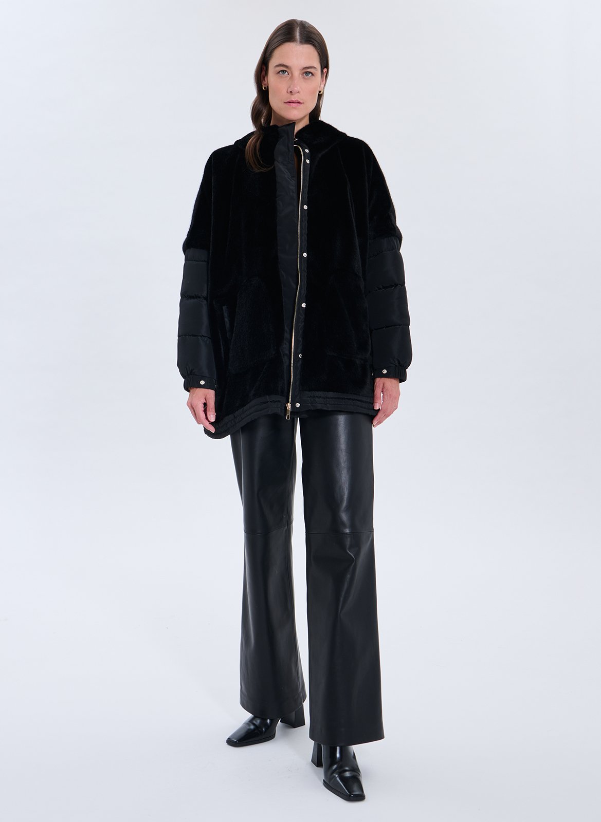 Jas met capuchon ZAPA Zwart