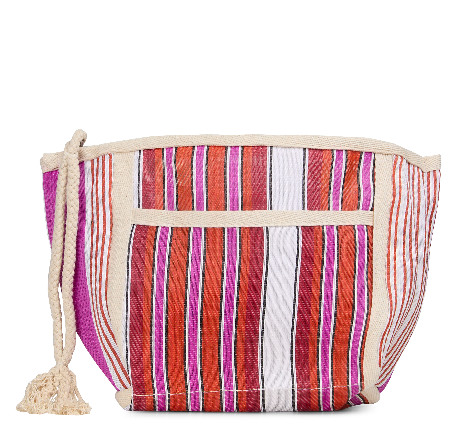 Striped clutch AU PRINTEMPS PARIS Pink