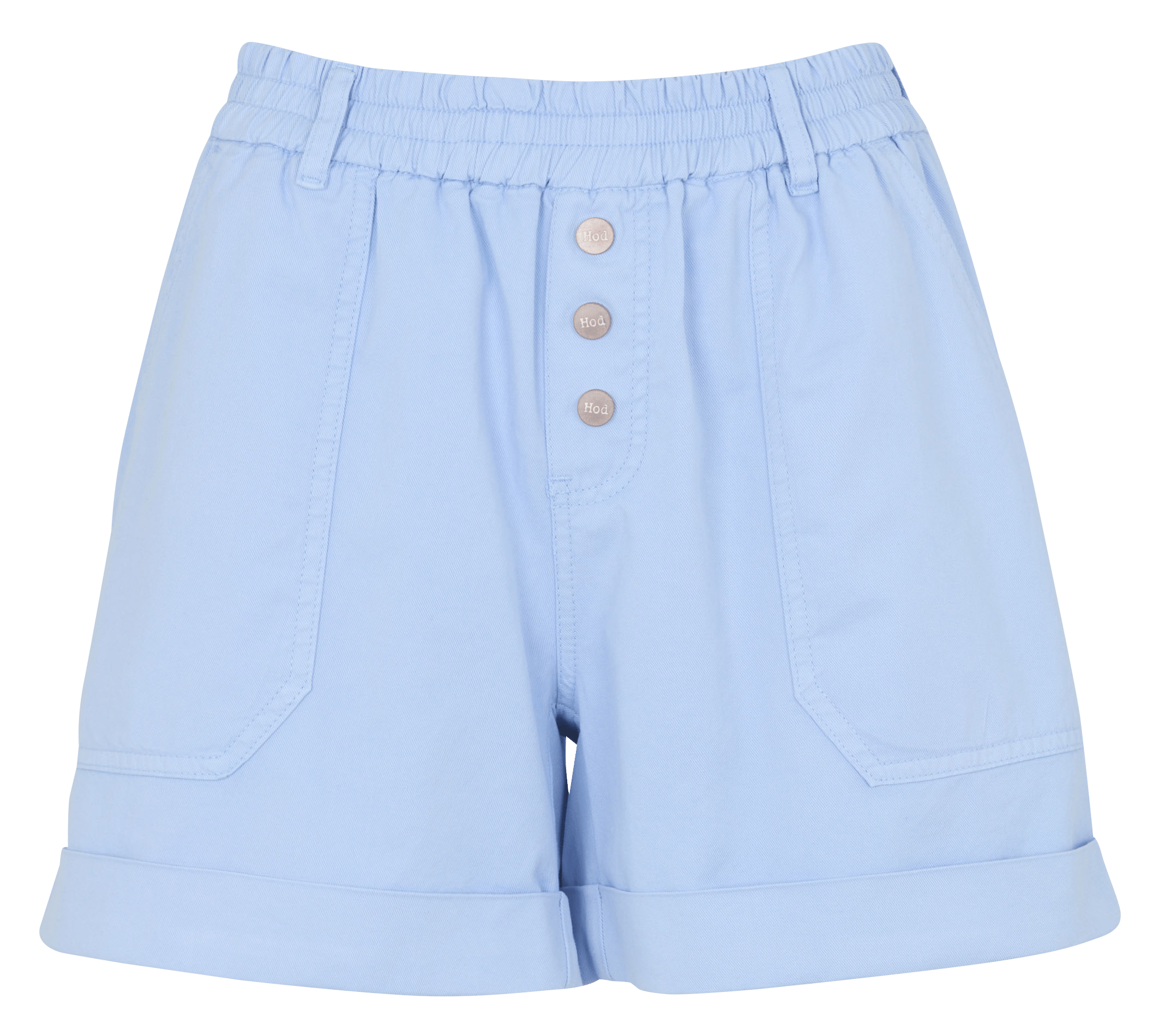 Kurze hohe Taille mit elastischem Bund in Uni. HOD PARIS