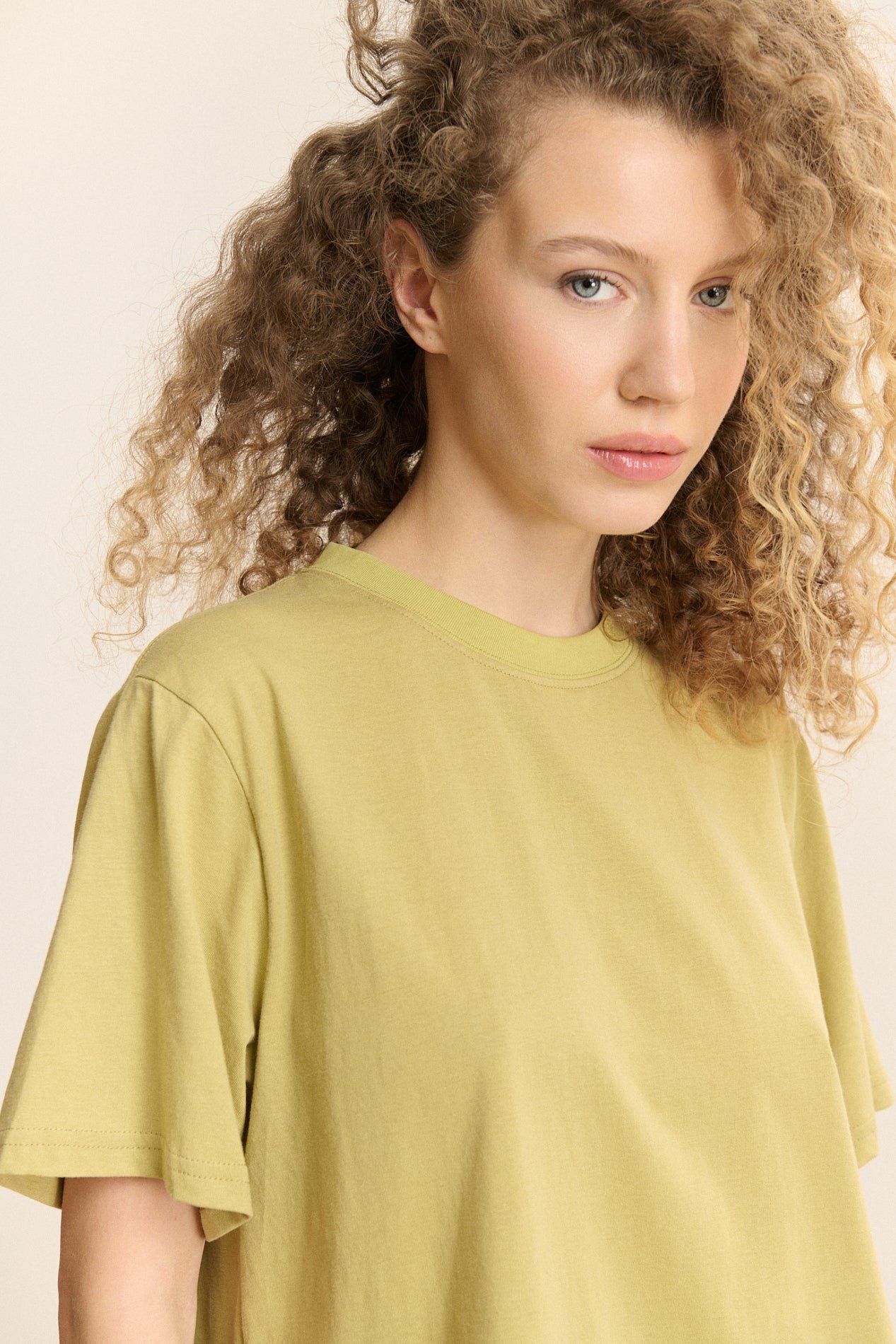Short-sleeve plain T-shirt GARANCE PARIS Green