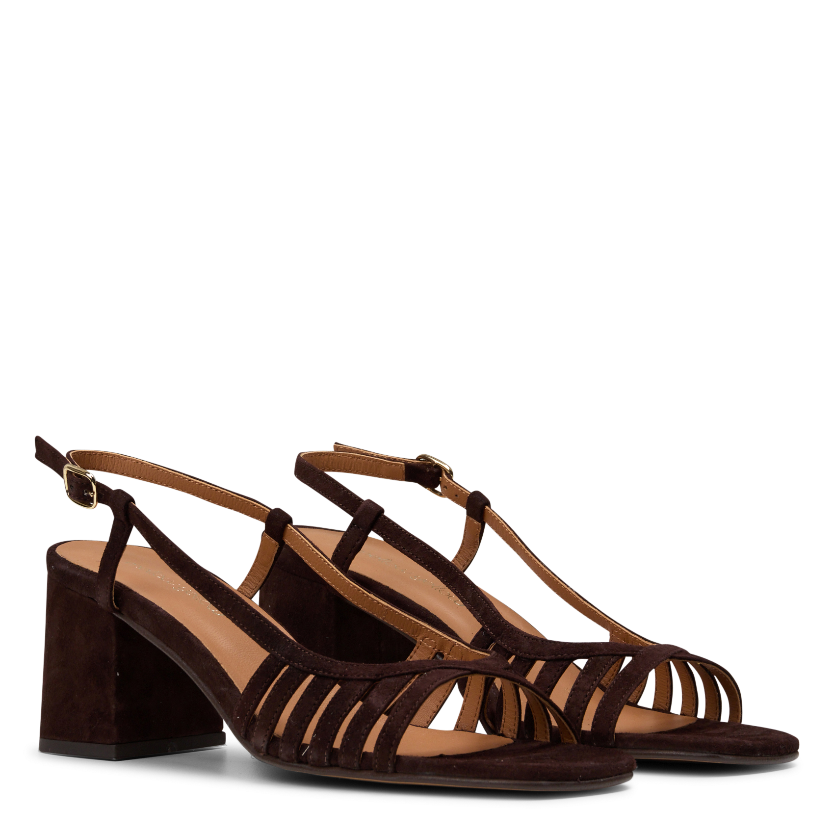 Caflo suede high sandals MELLOW YELLOW Brown