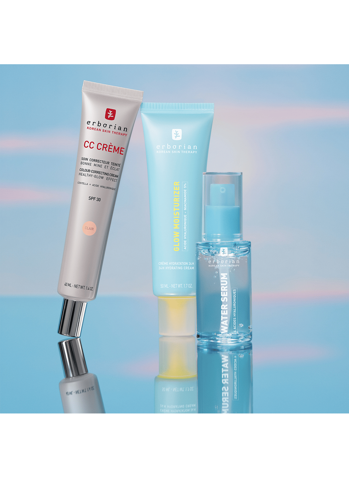Glow Moisturizer - Crème hydratation 24H effet glass skin ERBORIAN No color
