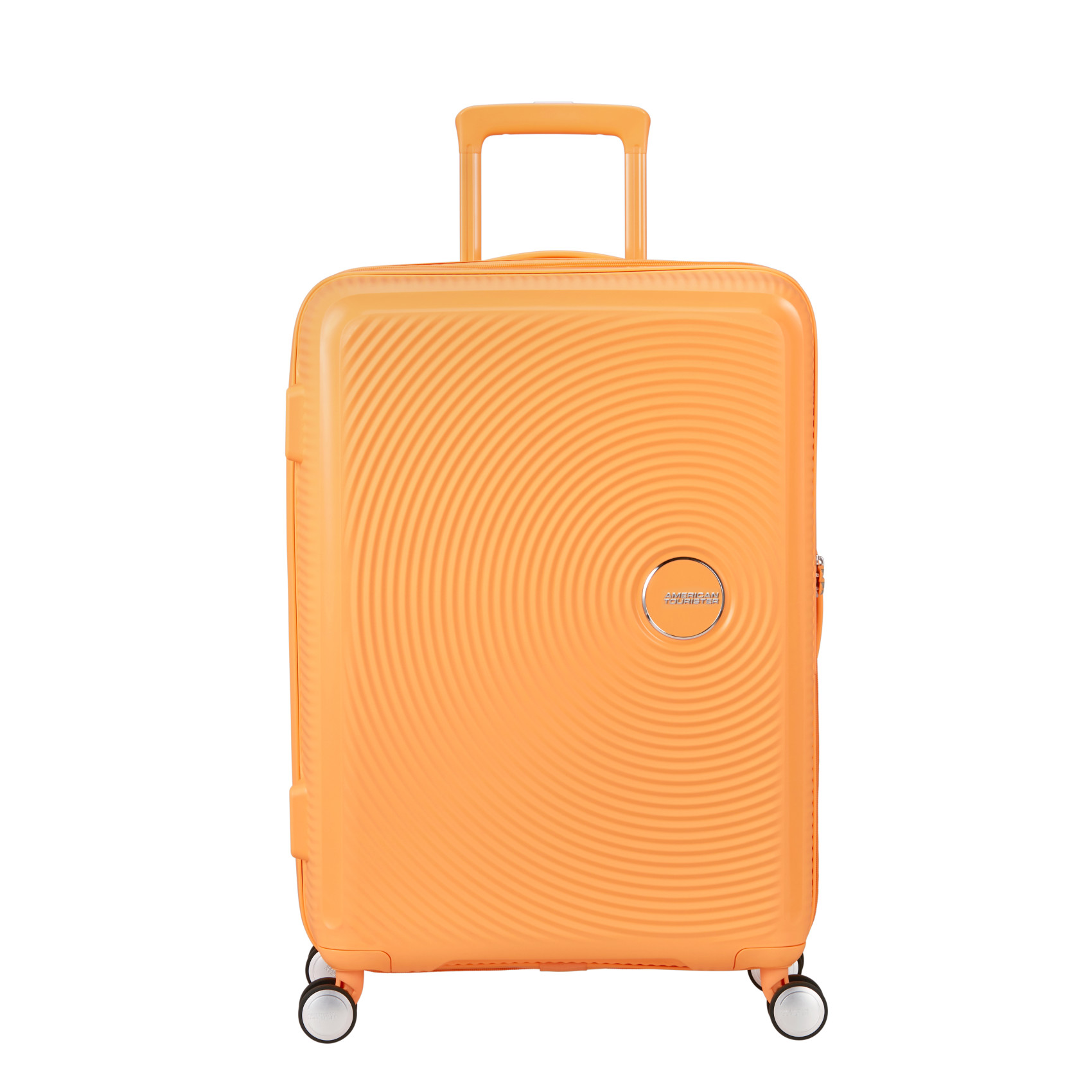 Suitcase with 4 wheels size M Orange