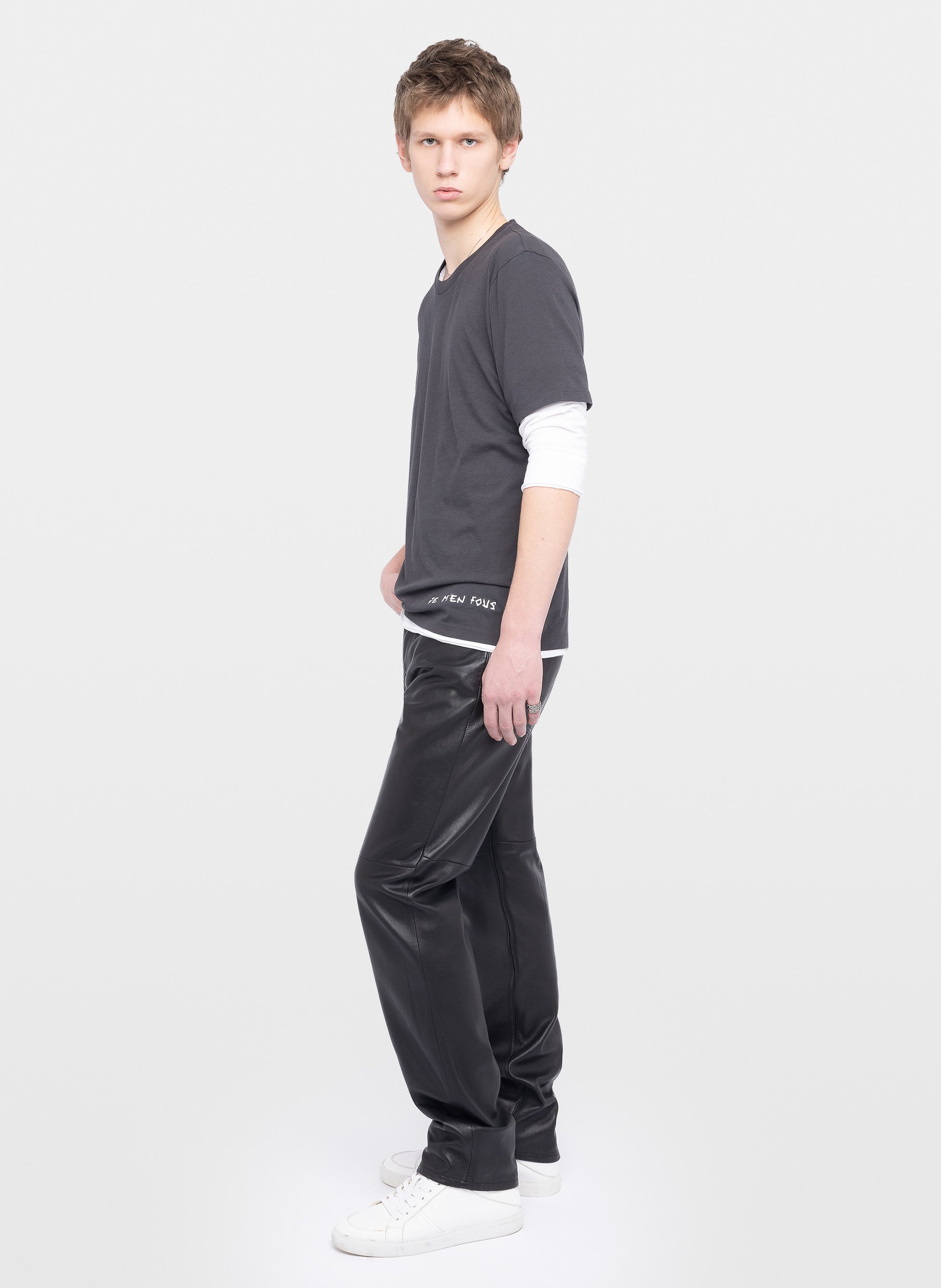 Tee-shirt imprimé en coto bio  ZADIG&VOLTAIRE Grau