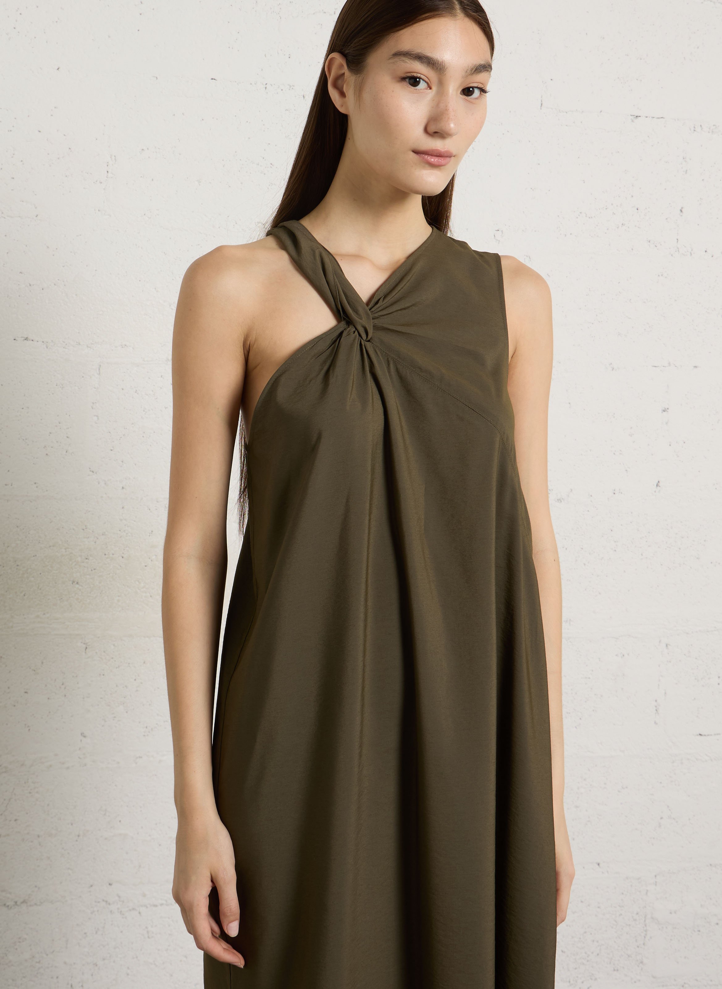Weites Maxikleid SOEUR Khaki