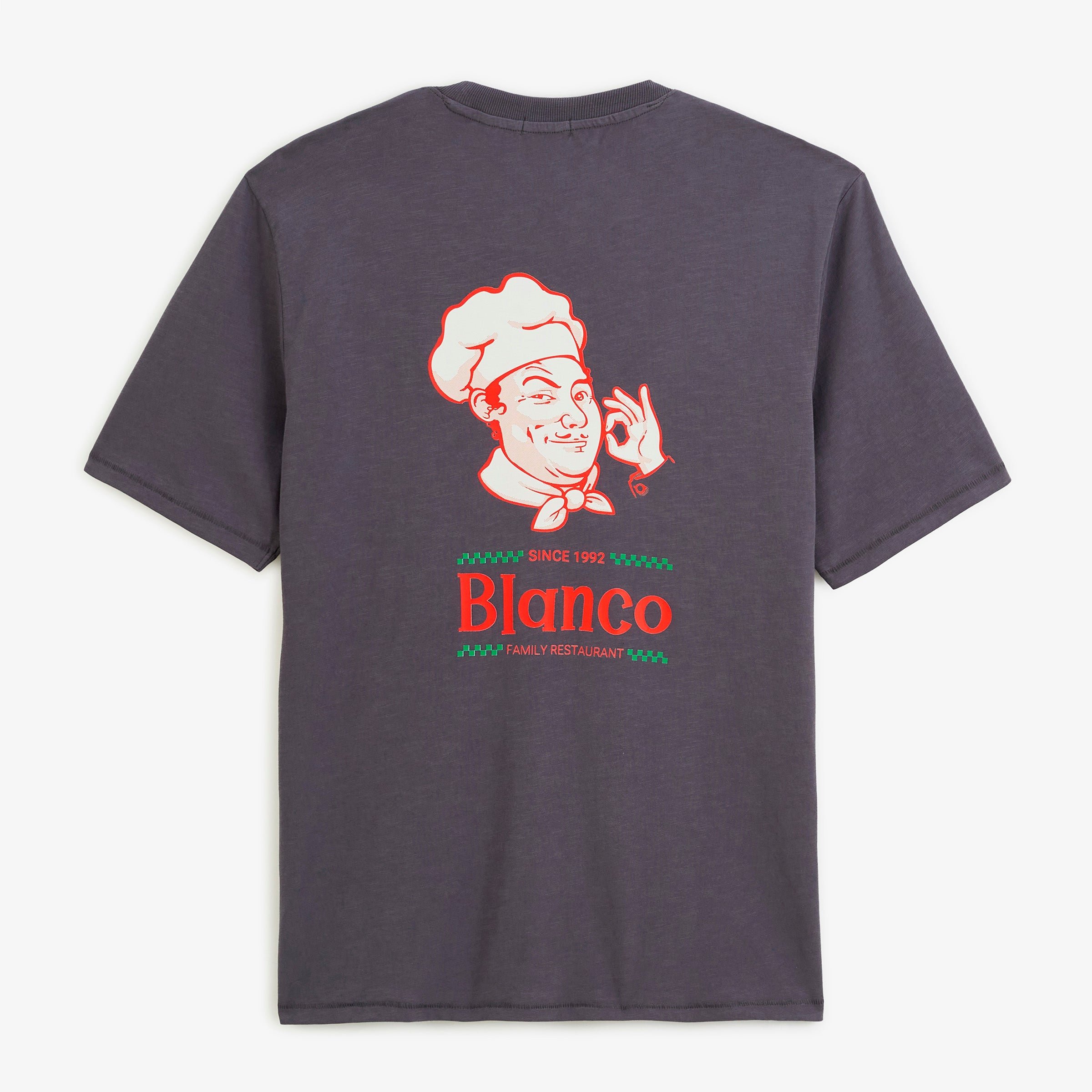 Short-sleeve printed T-shirt SERGE BLANCO Grey