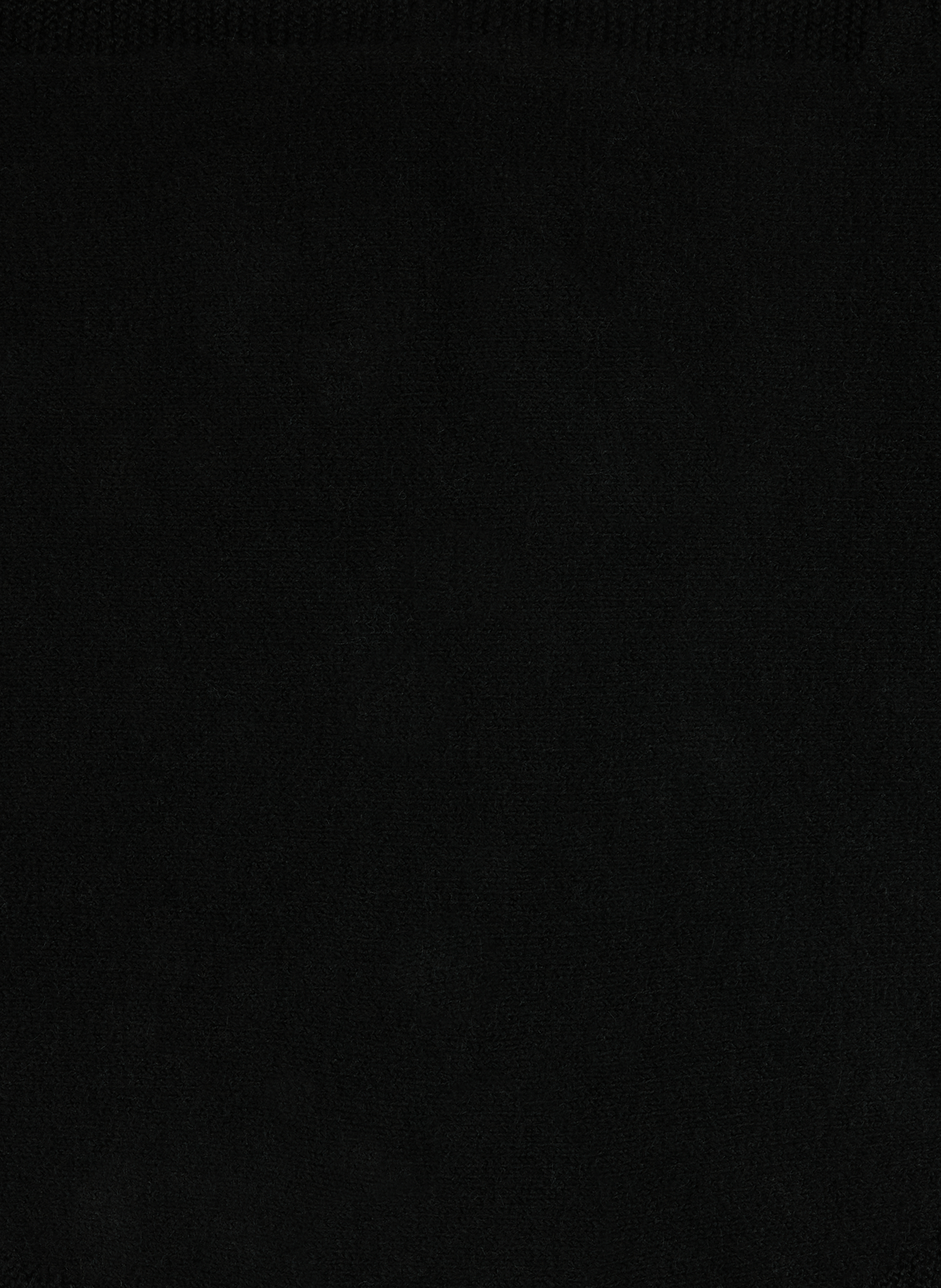 Ribbed Triangle Scarf SAISON 1865 Black