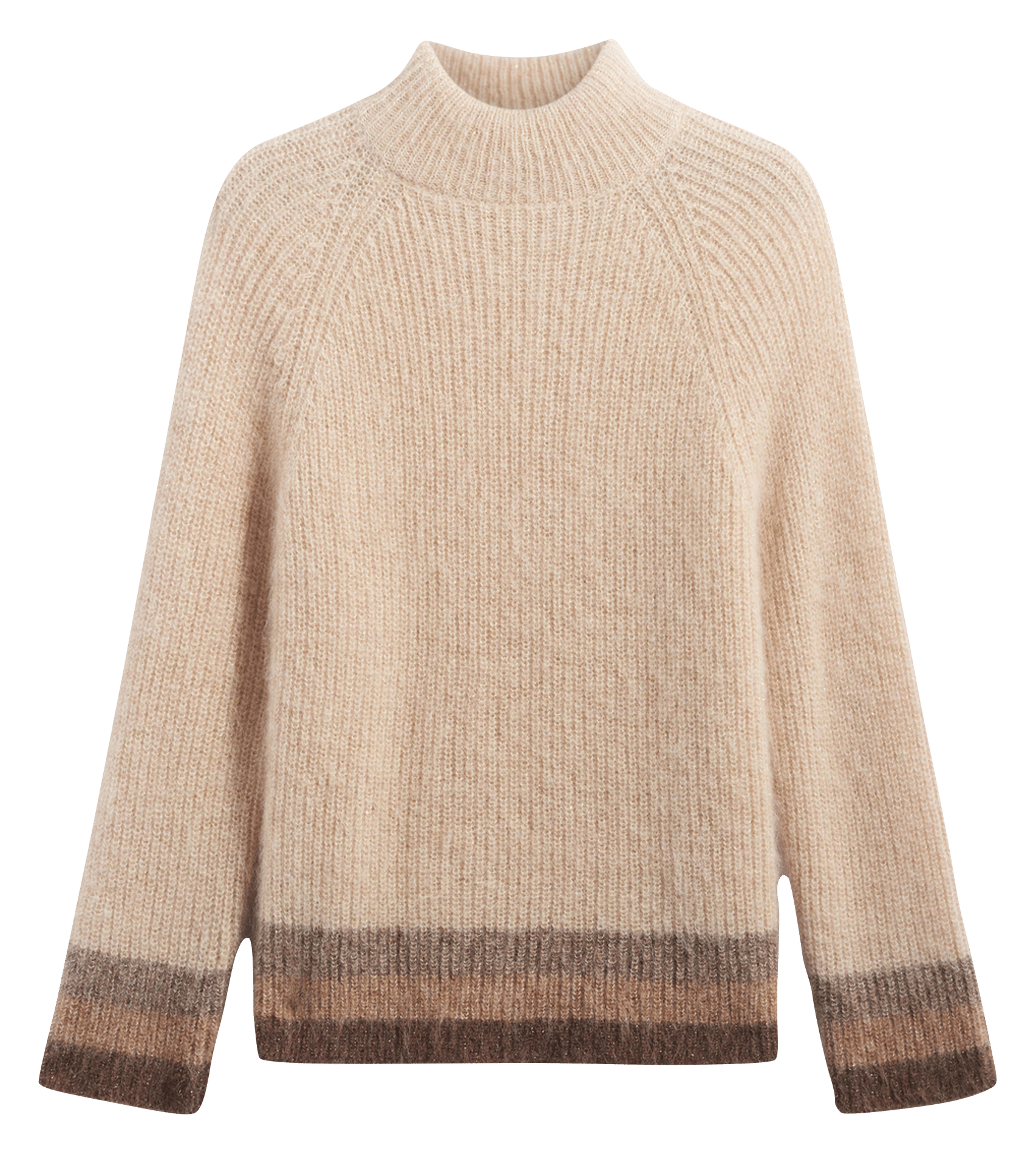 Straight-cut high-neck sweater GERARD DAREL Beige
