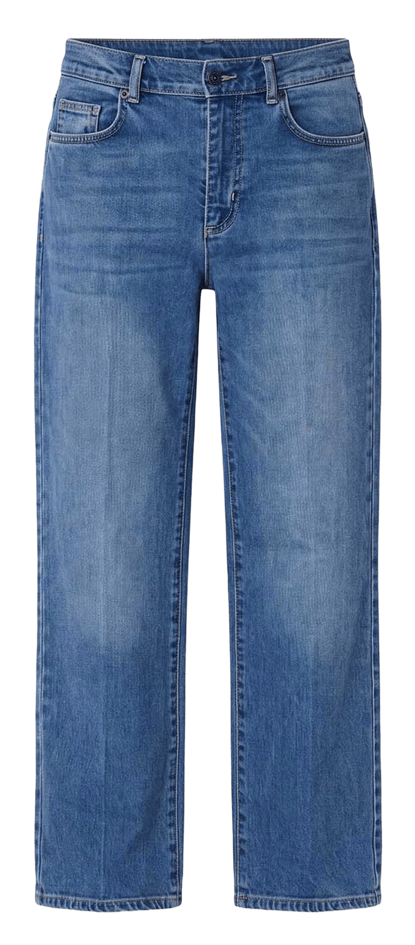 Jean droit en coton mélangé TARA JARMON Bleu
