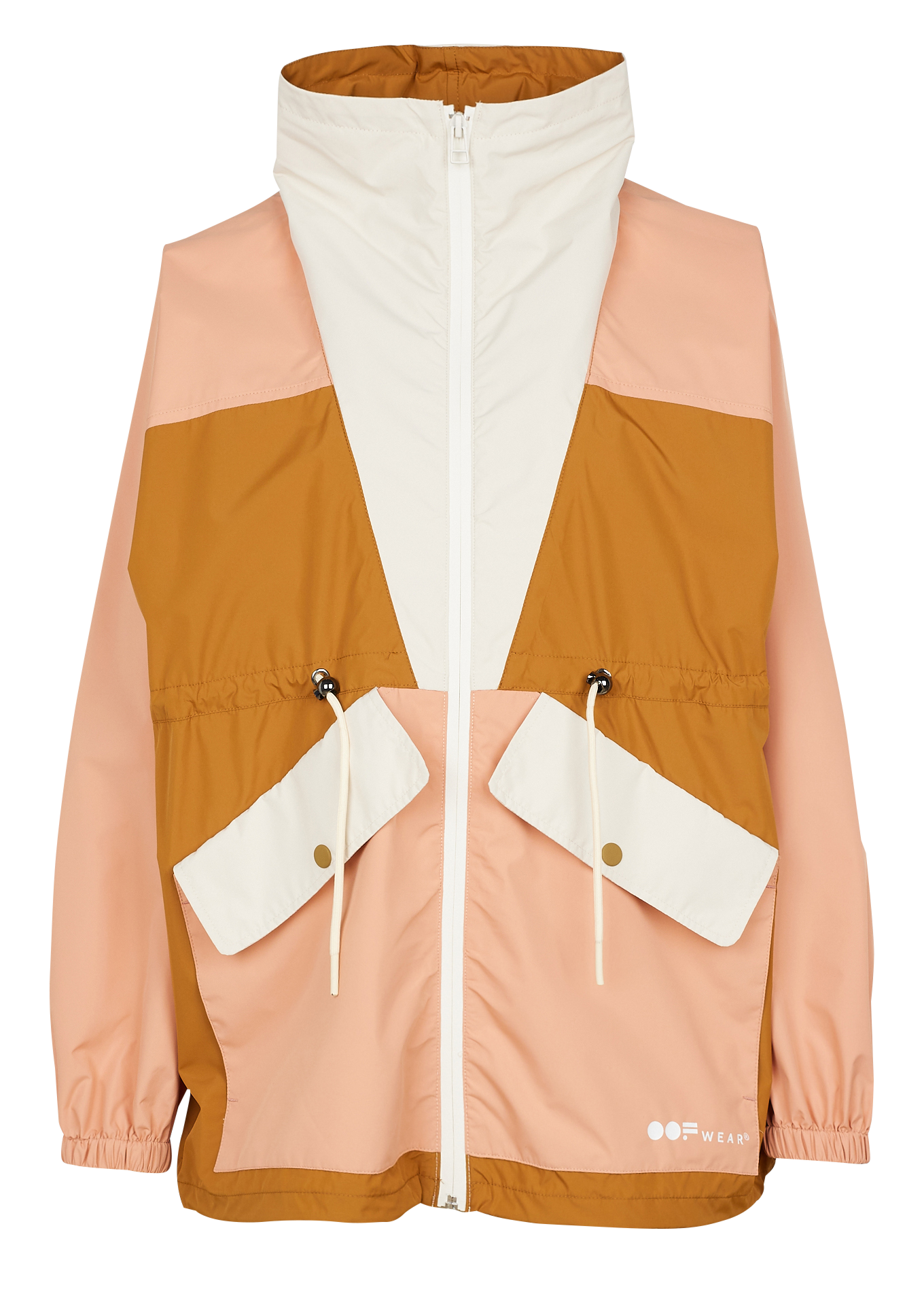 High-neck printed anorak OOF Multicolored