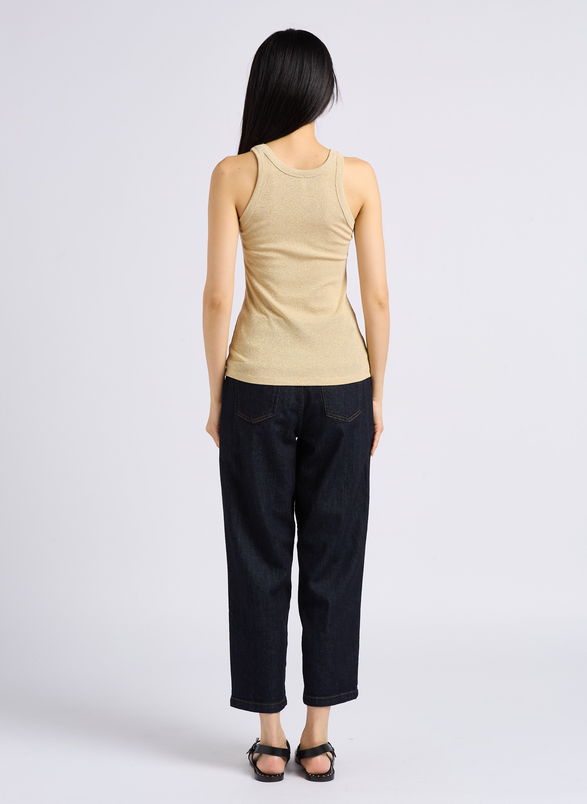 Jean droit en coton  HUMILITY Bleu