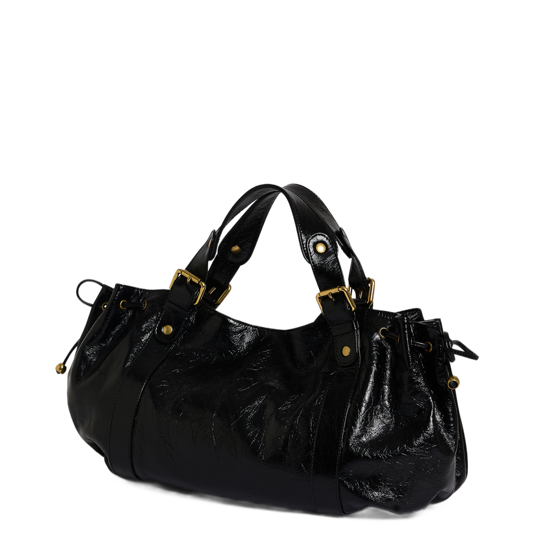 A-line leather skirt GERARD DAREL Black