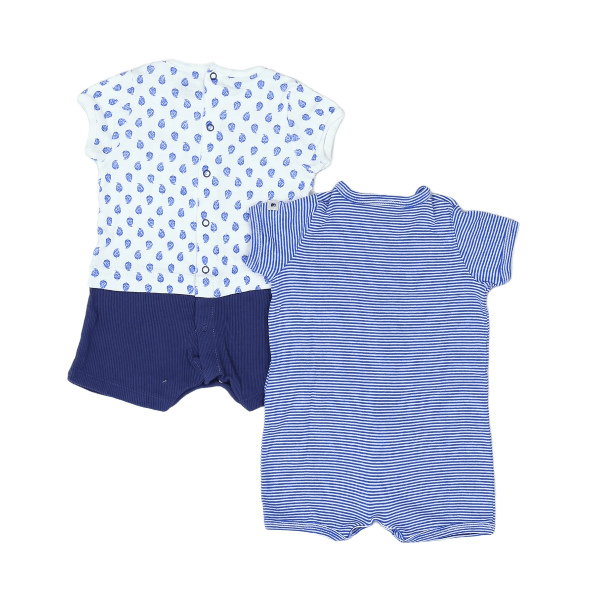 Blue baby outfit - 3 months PETIT BATEAU - Seconde Main Blue