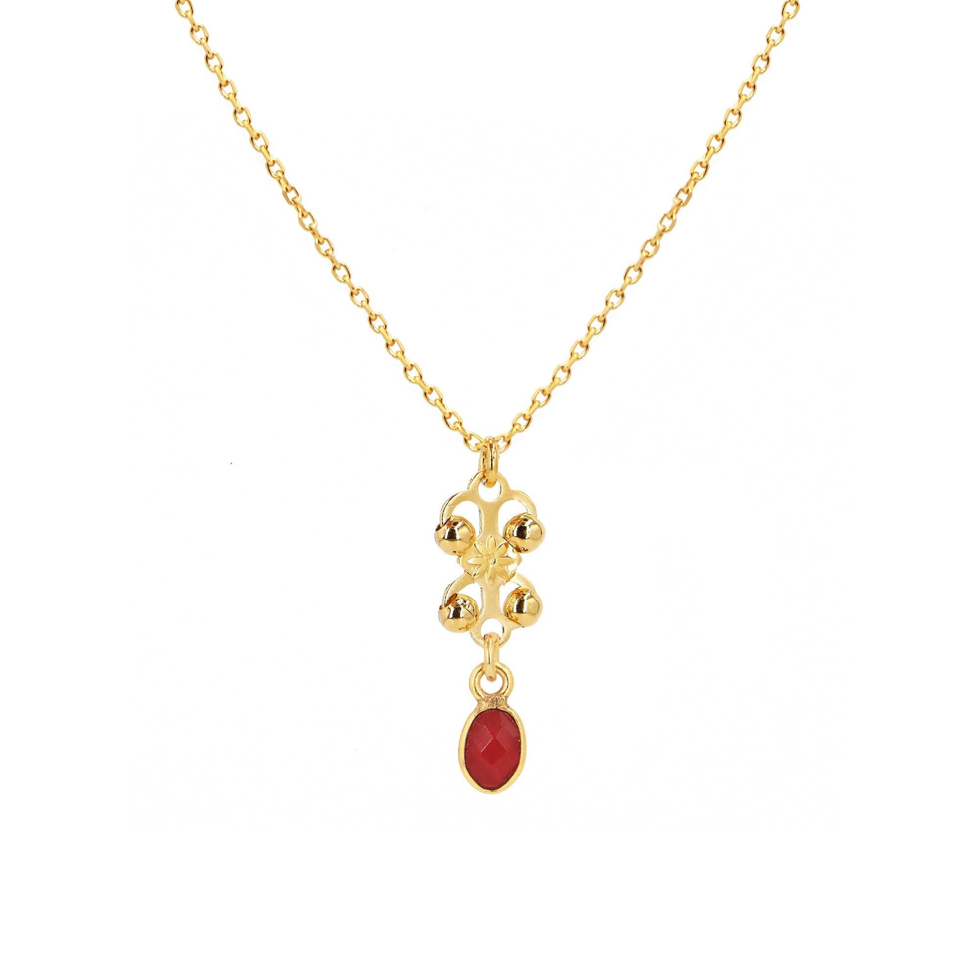 Necklace NILAI Red