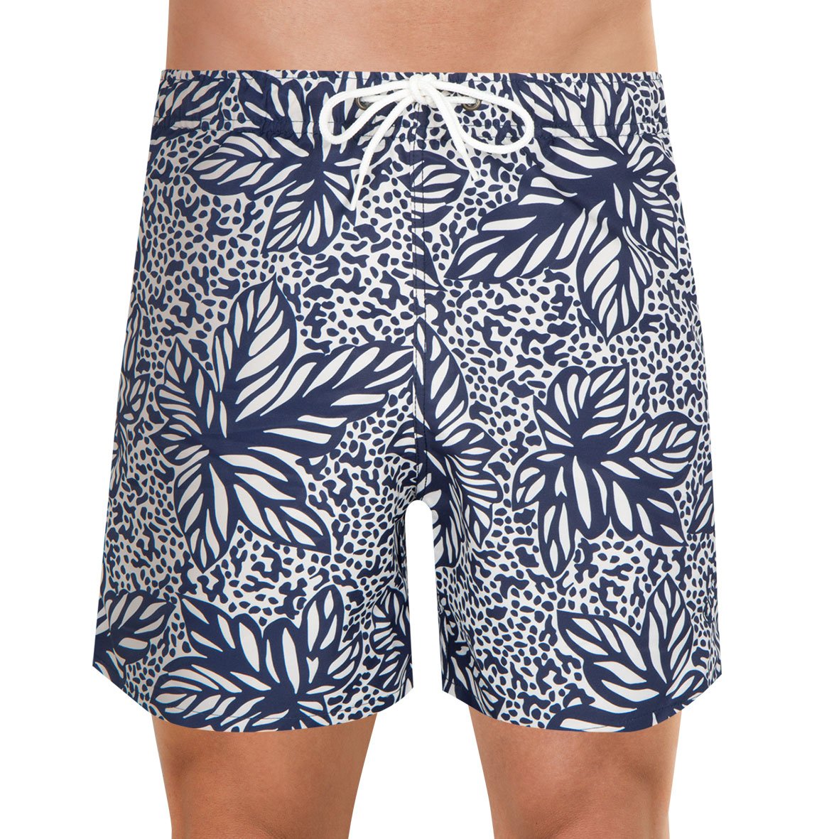 Recycled fibre Bermuda swim shorts EMINENCE Multicolored